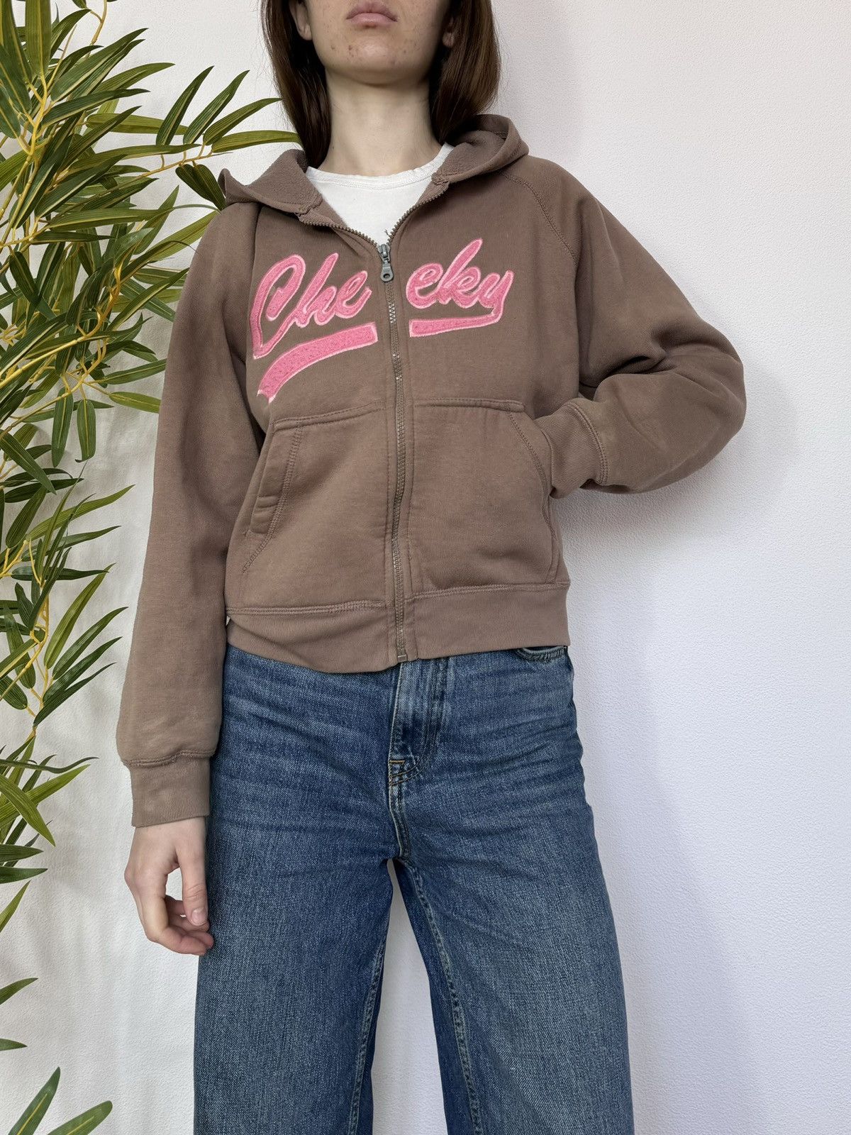 Vintage VINTAGE CHEEKY MONKEY 2000s ZIP UP HOODIE Size S / US 4 / IT 40 - 4 Thumbnail