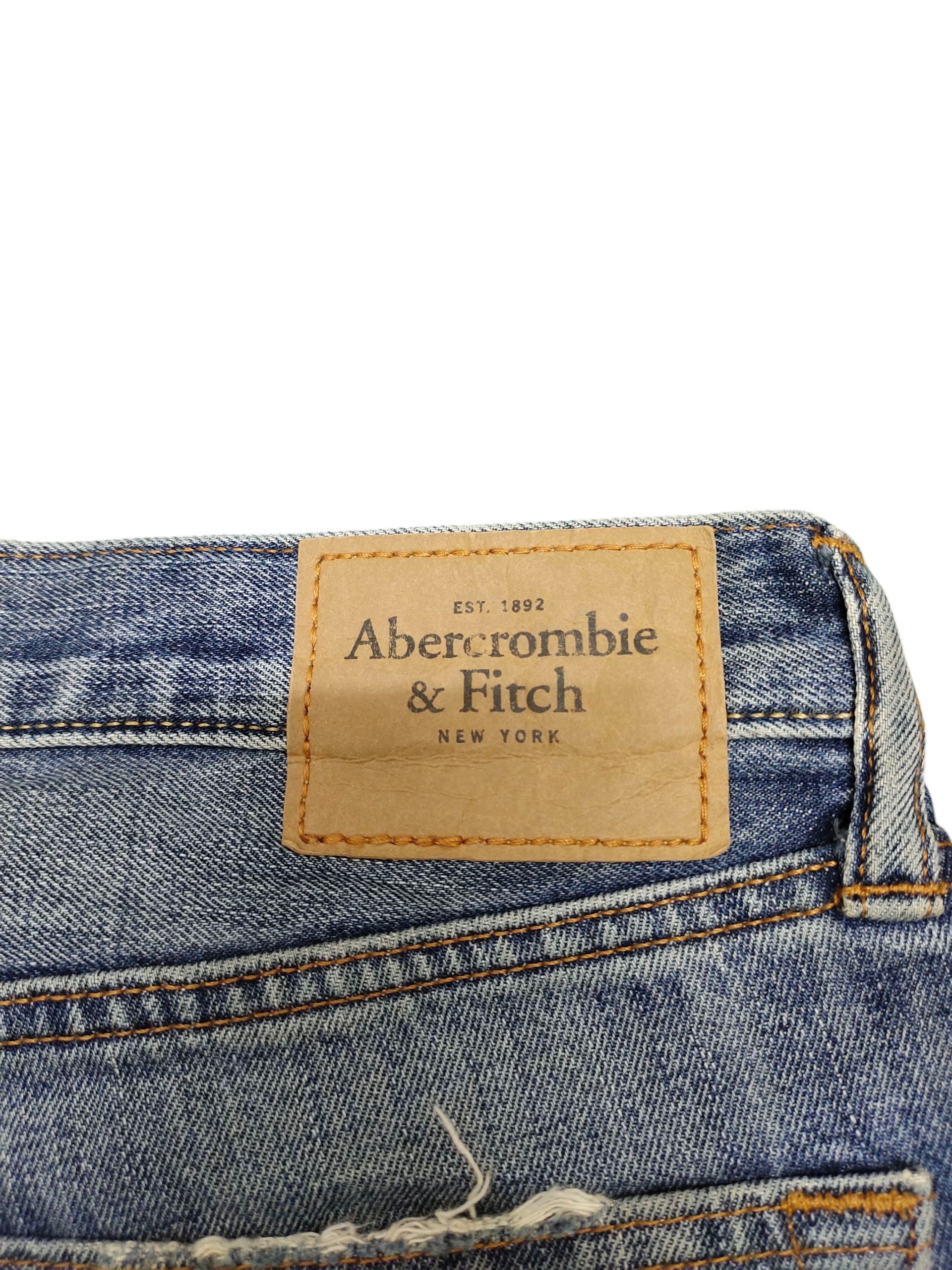Abercrombie & Fitch Vintage Y2k Abercrombie & Fitch Clawmark Distress Jeans Size US 31 - 10 Thumbnail