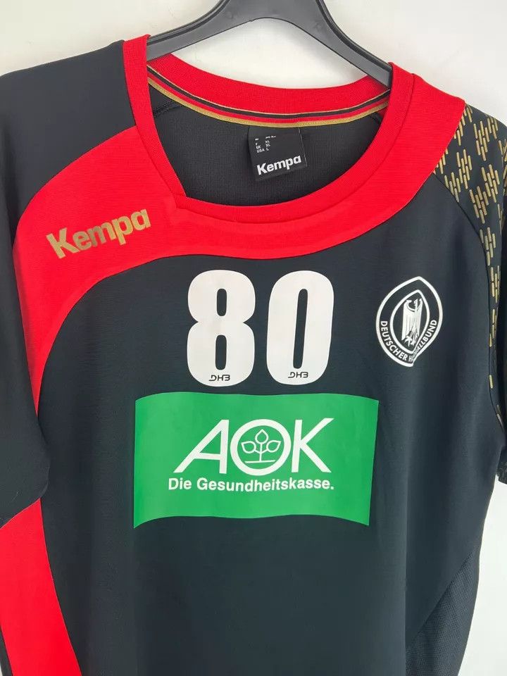 Vintage Kempa 2015 Germany DHB Handball away t shirt jersey size XL Size US XL / EU 56 / 4 - 4 Thumbnail