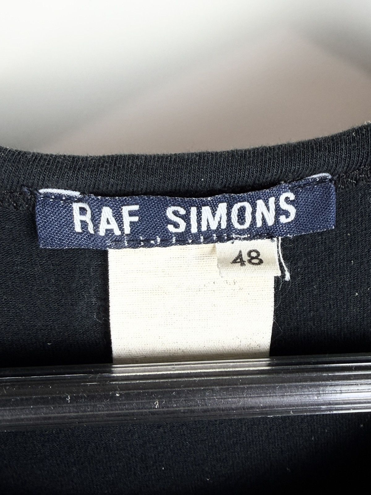 Raf Simons SS98 Raf Simons Black Palms Tree Logo 3/4 Sleeve Tshirt Size US M / EU 48-50 / 2 - 5 Thumbnail