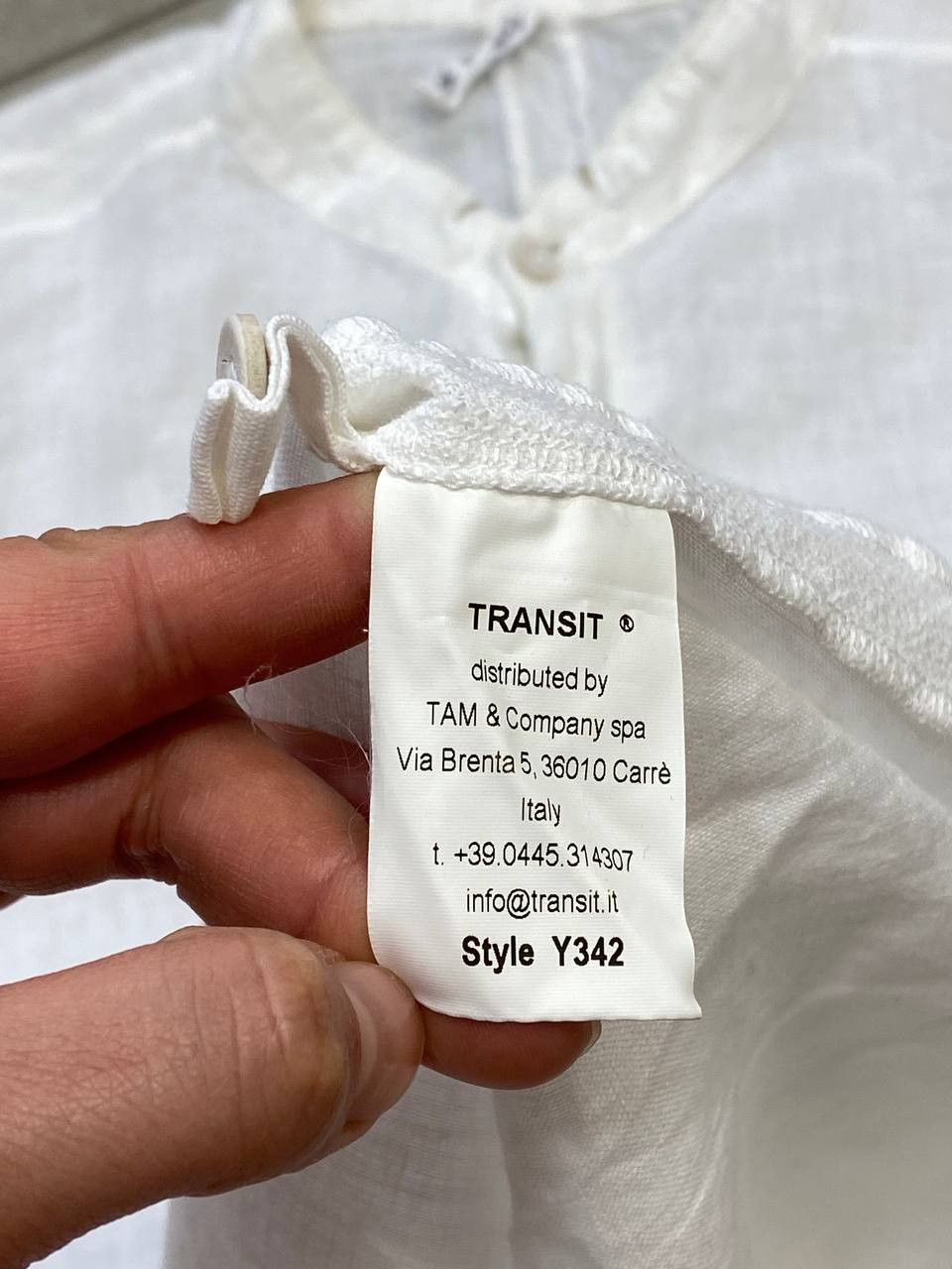 Transit Transit Avant-Garde Linen Buttons Short Sleeve Shirt Size US XL / EU 56 / 4 - 11 Thumbnail
