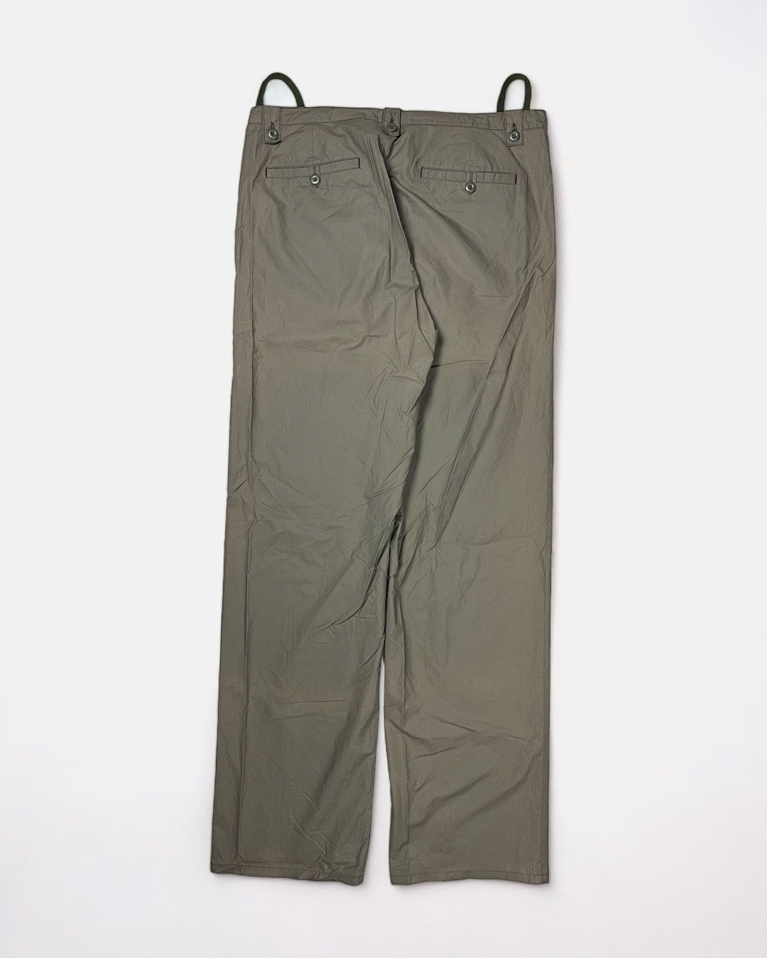 Helmut Lang Helmut Lang - 90’s Olive Synthetic Pants Size US 32 / EU 48 - 3 Thumbnail