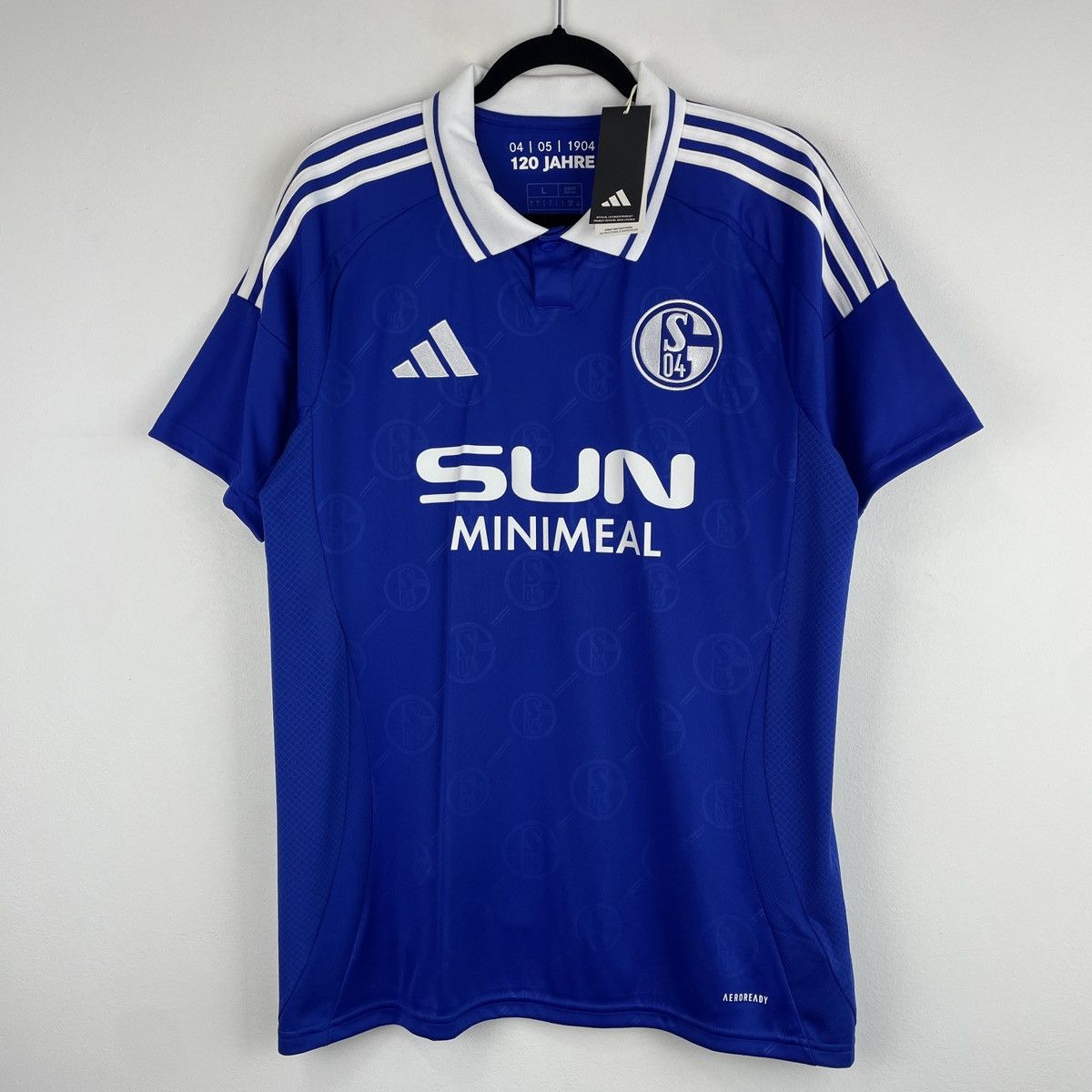 Adidas Schalke 04 Home Adidas Jersey Shirt 2024/2025 size L BNWT Size US L / EU 52-54 / 3 - 1 Thumbnail