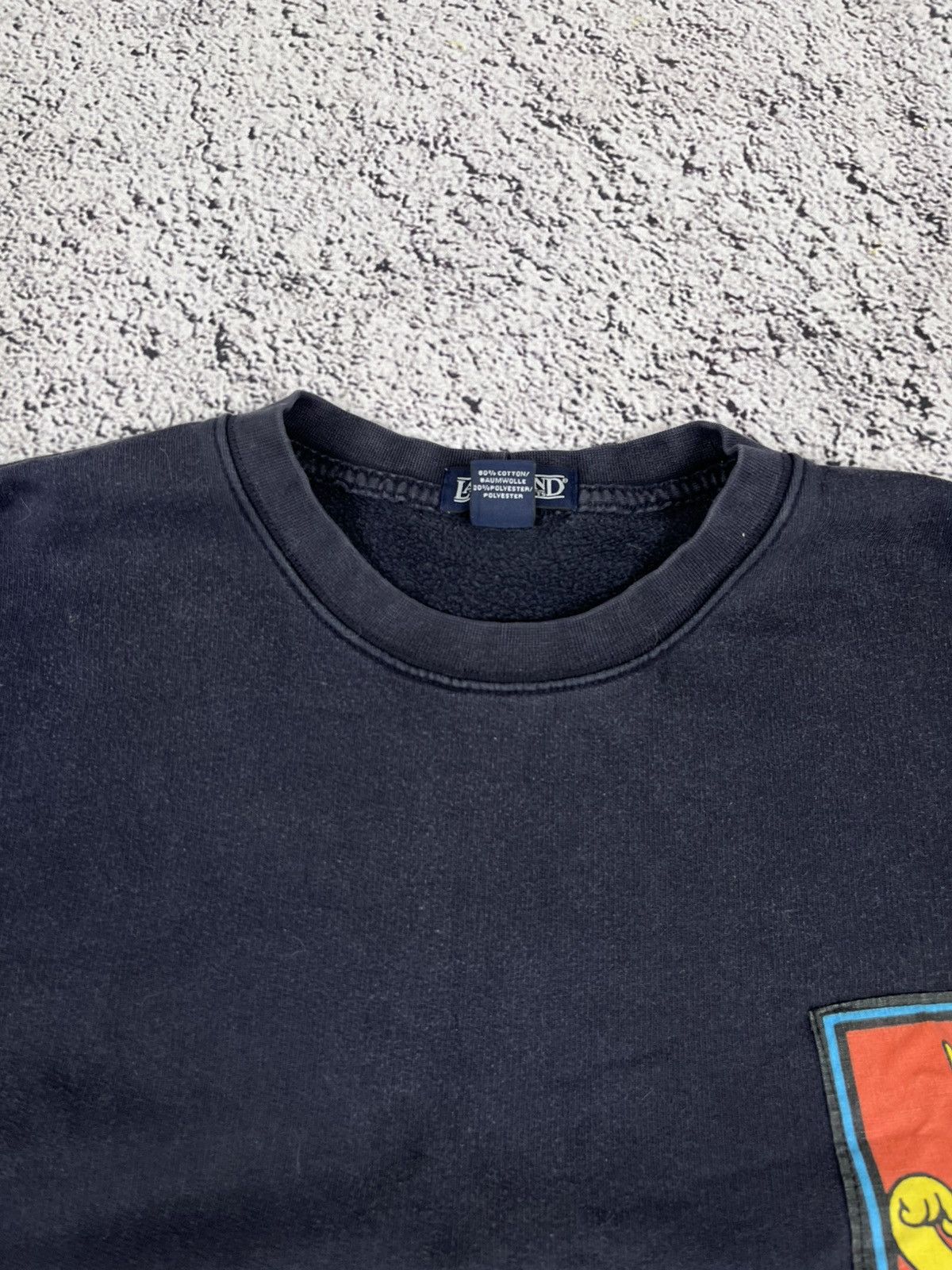 Lands' End Vintage 90s Lands End Simpsons Logo faded sweatshirt size L Size US L / EU 52-54 / 3 - 6 Thumbnail