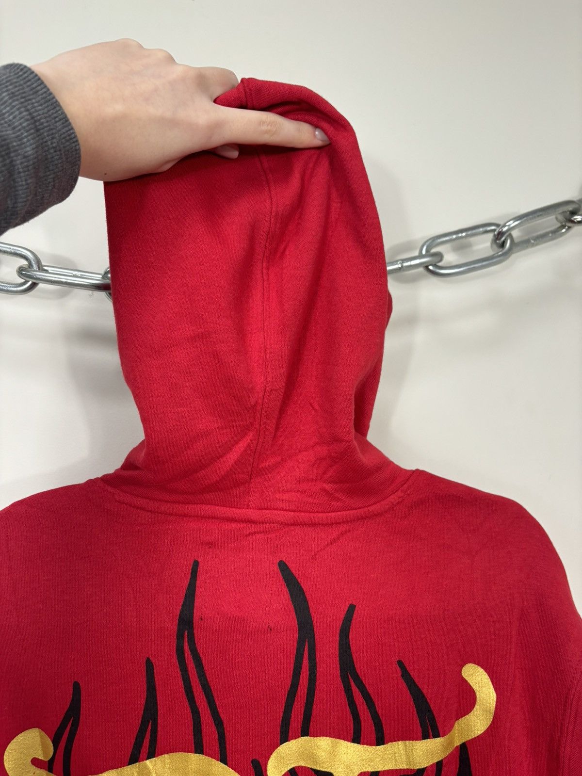 Christian Audigier Ed Hardy Chinese Dragon Tattoo Logo NEW Red Hype Hoodie Size US M / EU 48-50 / 2 - 15 Thumbnail