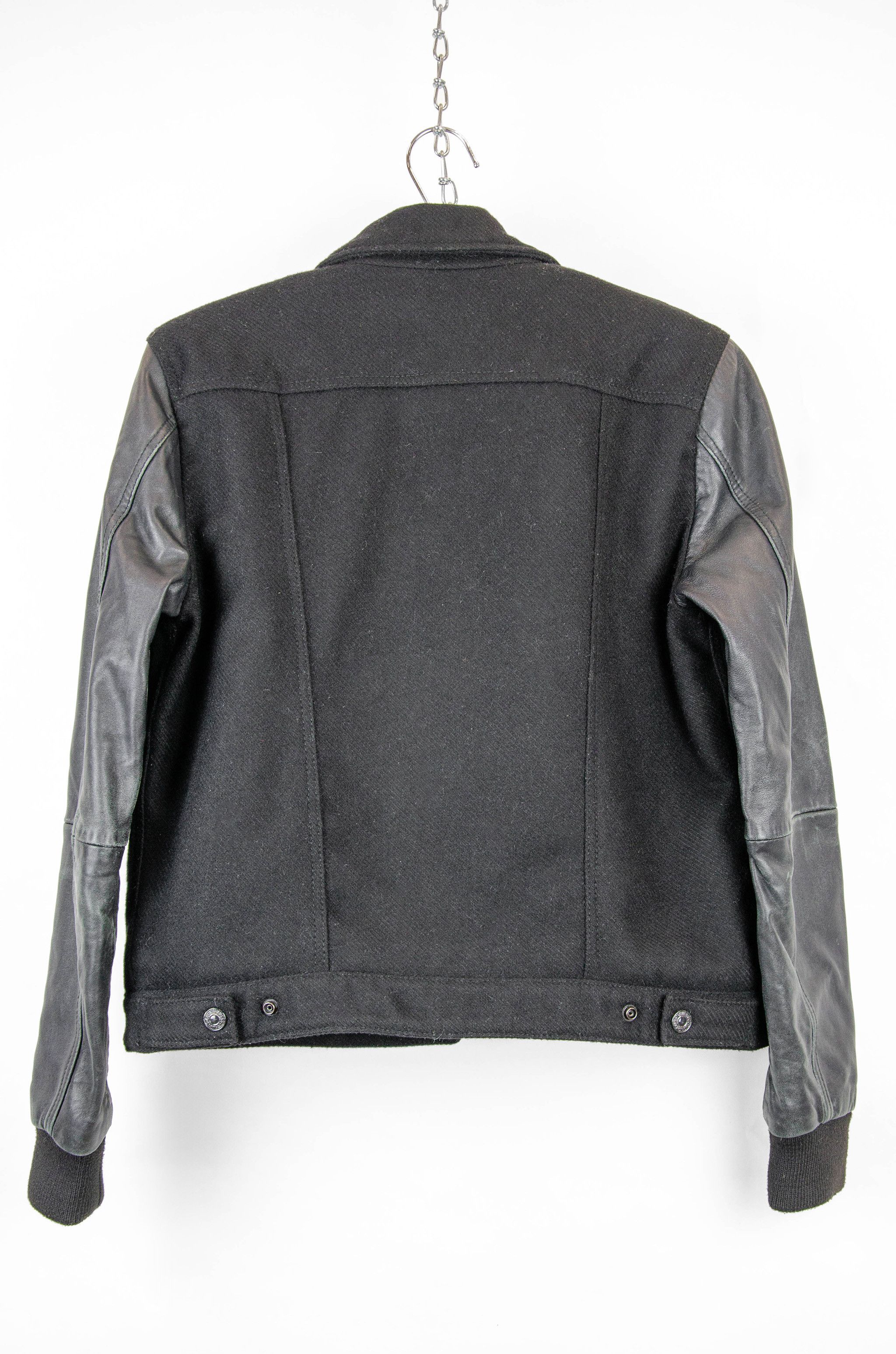 Levi's Levi’s Wool Leather Trucker Jacket – Size M Size M / US 6-8 / IT 42-44 - 2 Thumbnail