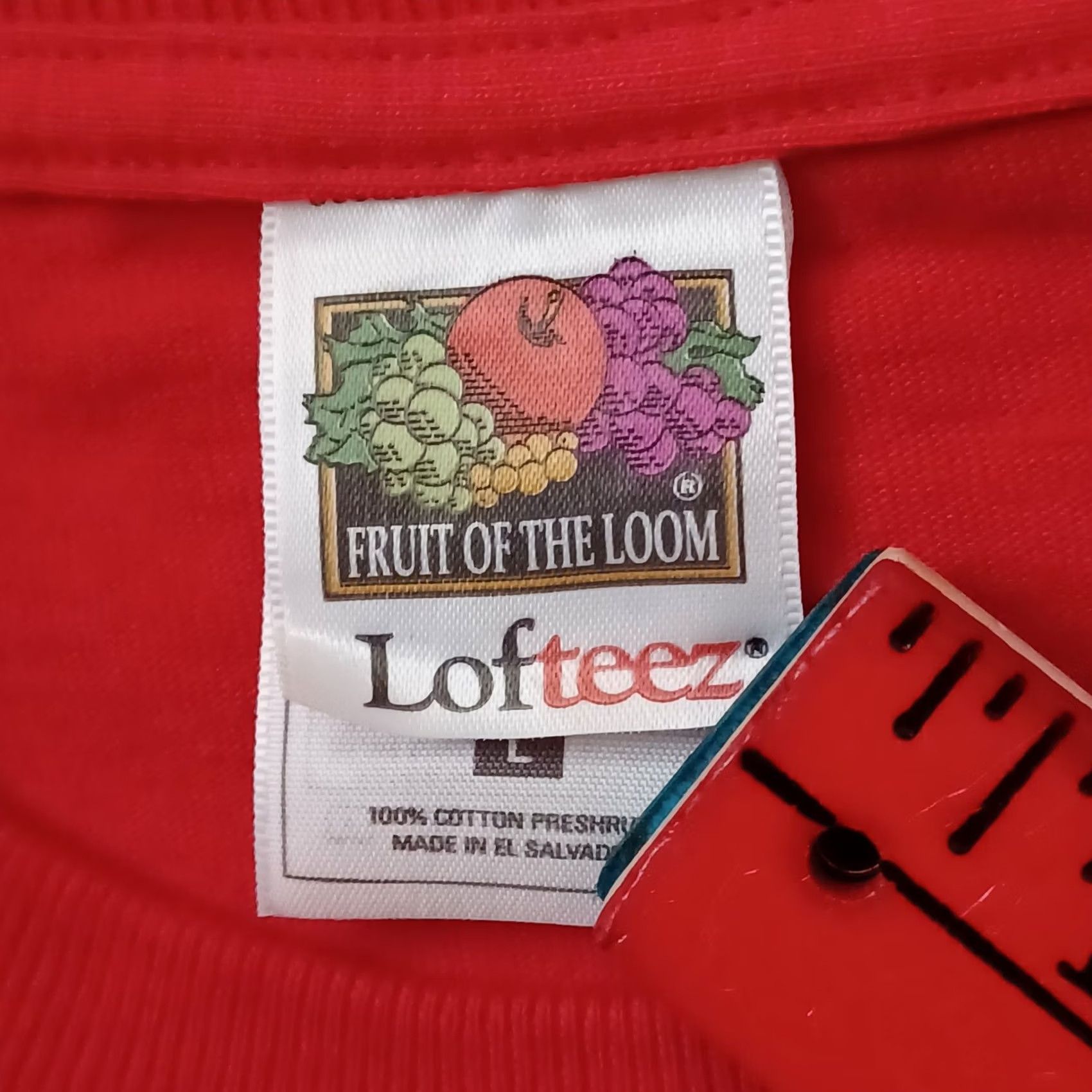 Fruit Of The Loom Clif Shot T Shirt Mens L Red The Natural Energy Gel Logo Two Sided Short Sleeve Shirt Men Red Nike Size US L / EU 52-54 / 3 - 3 Thumbnail