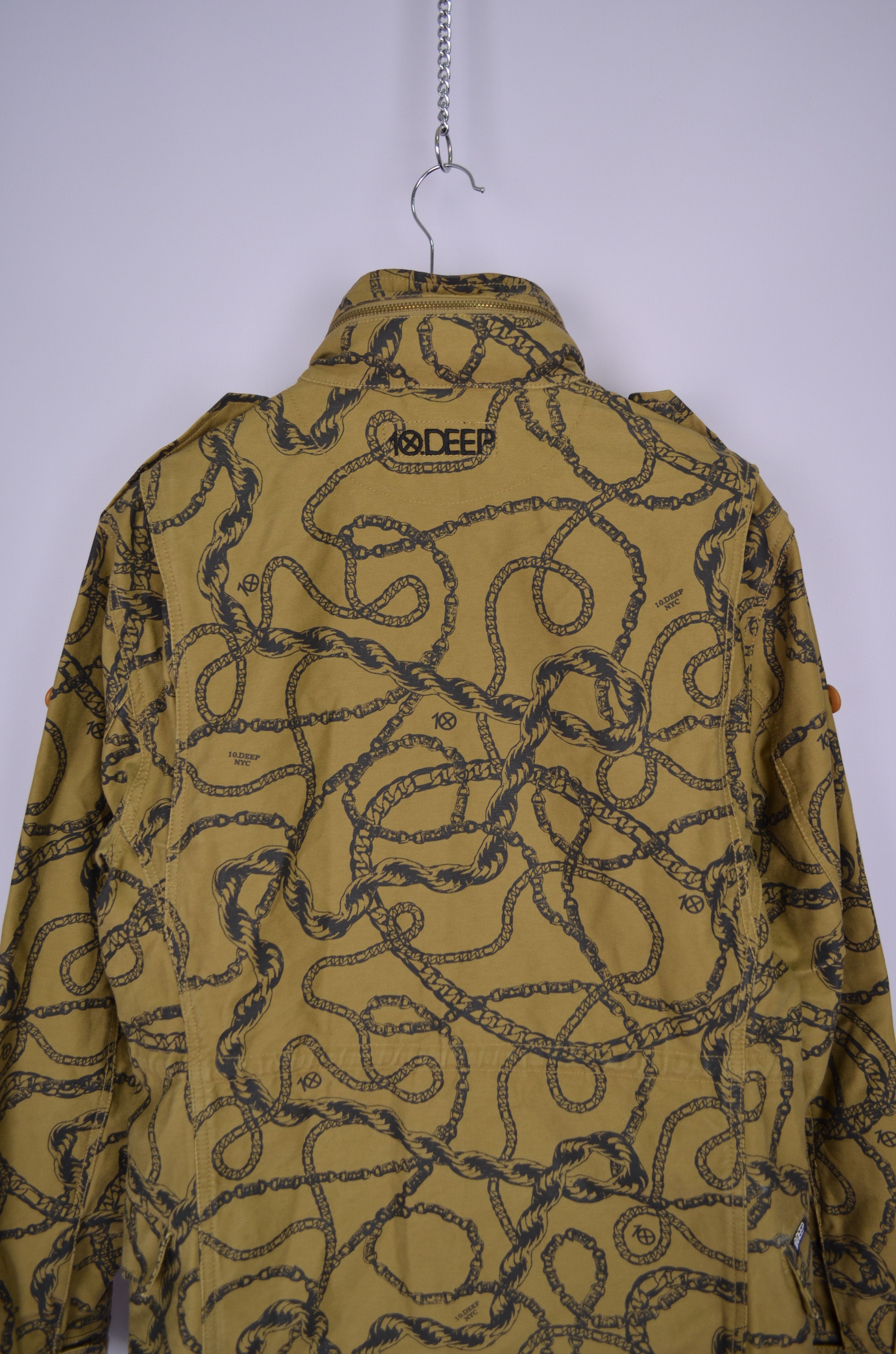 10 Deep × Designer Vintage 10.Deep Chain Gang Military Jacket w/ Zip Away Hood Size US M / EU 48-50 / 2 - 9 Thumbnail