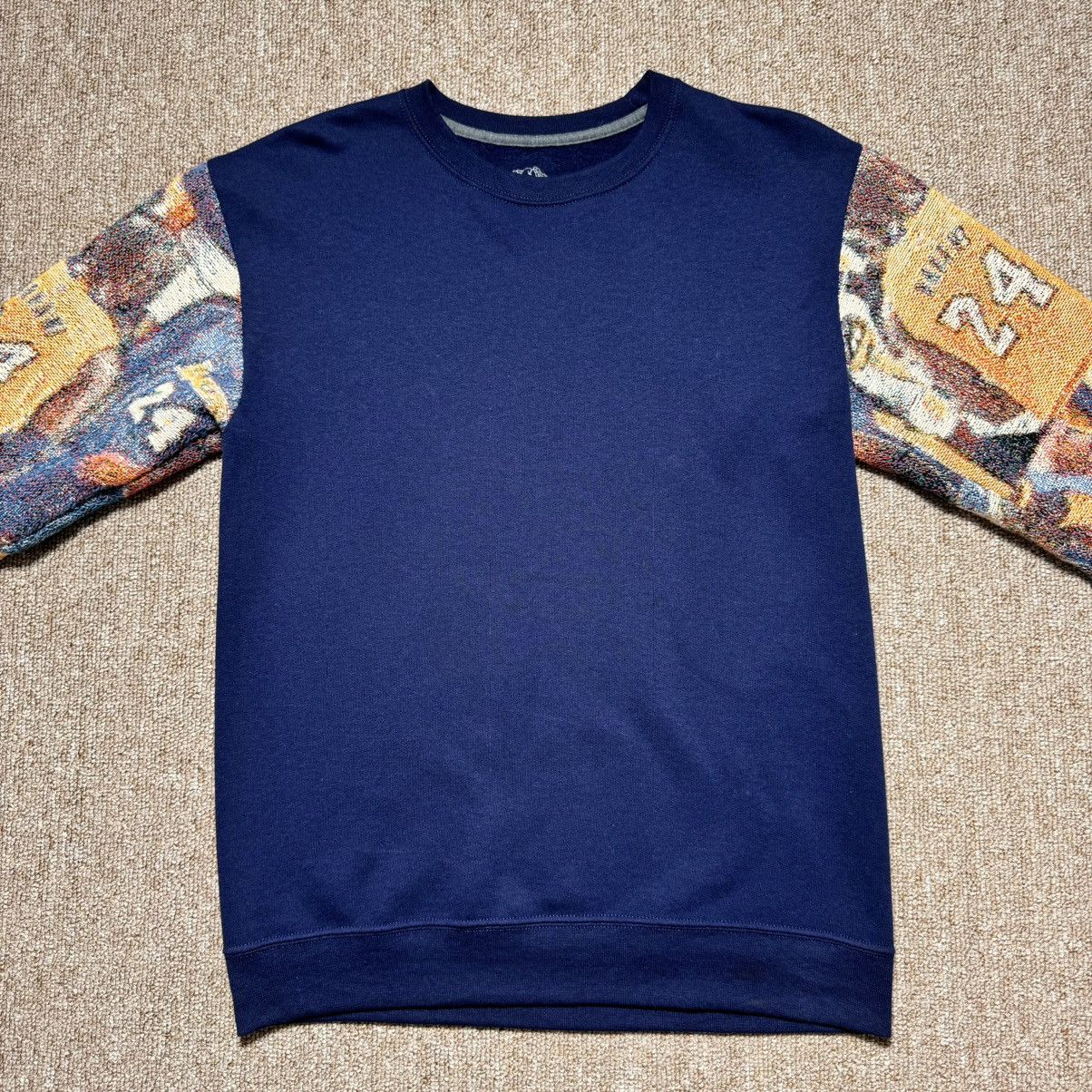 Fruit Of The Loom × Nike Kobe Bryant Custom Knit Sleeve Sweatshirt AMAZING DETAILS Size US S / EU 44-46 / 1 - 4 Thumbnail