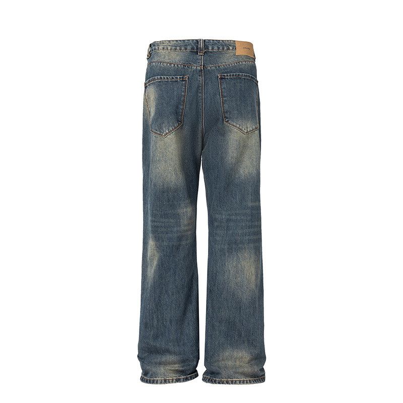 Jean American street Vibe vintage washed distressed jeans Size US 32 / EU 48 - 2 Thumbnail