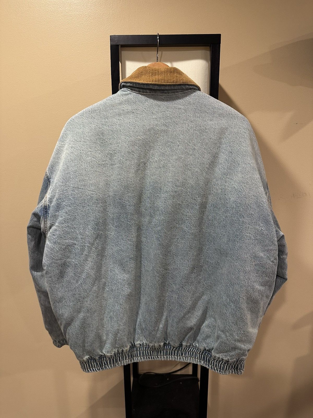 Miu Miu Miu Miu FW24 Corduroy Collar Light Wash Denim Jacket Size US L / EU 52-54 / 3 - 4 Thumbnail