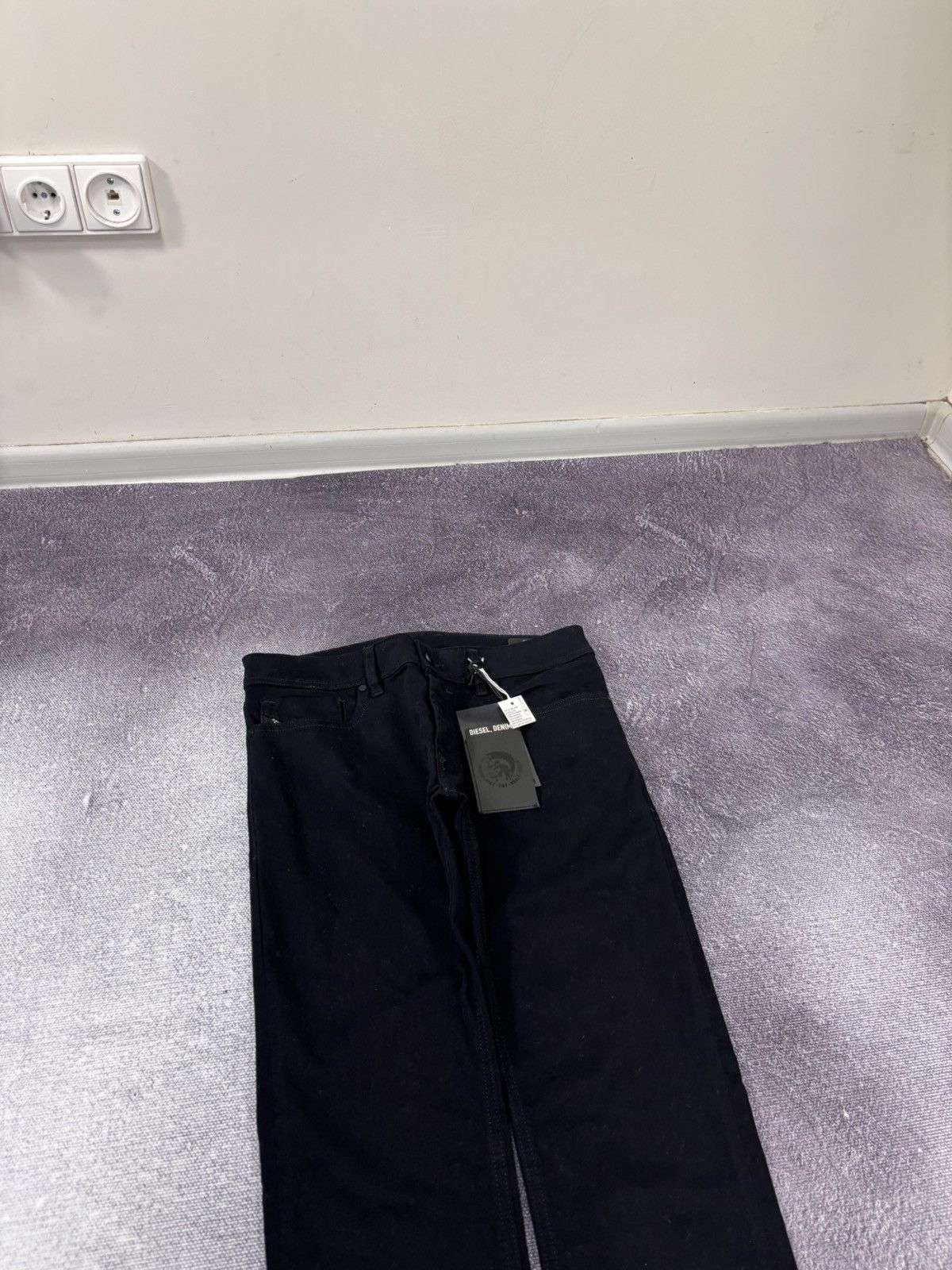 Diesel Diesel Sleenker NWT Men’s Skinny Jeans Stretch Denim Black Size US 29 - 4 Thumbnail