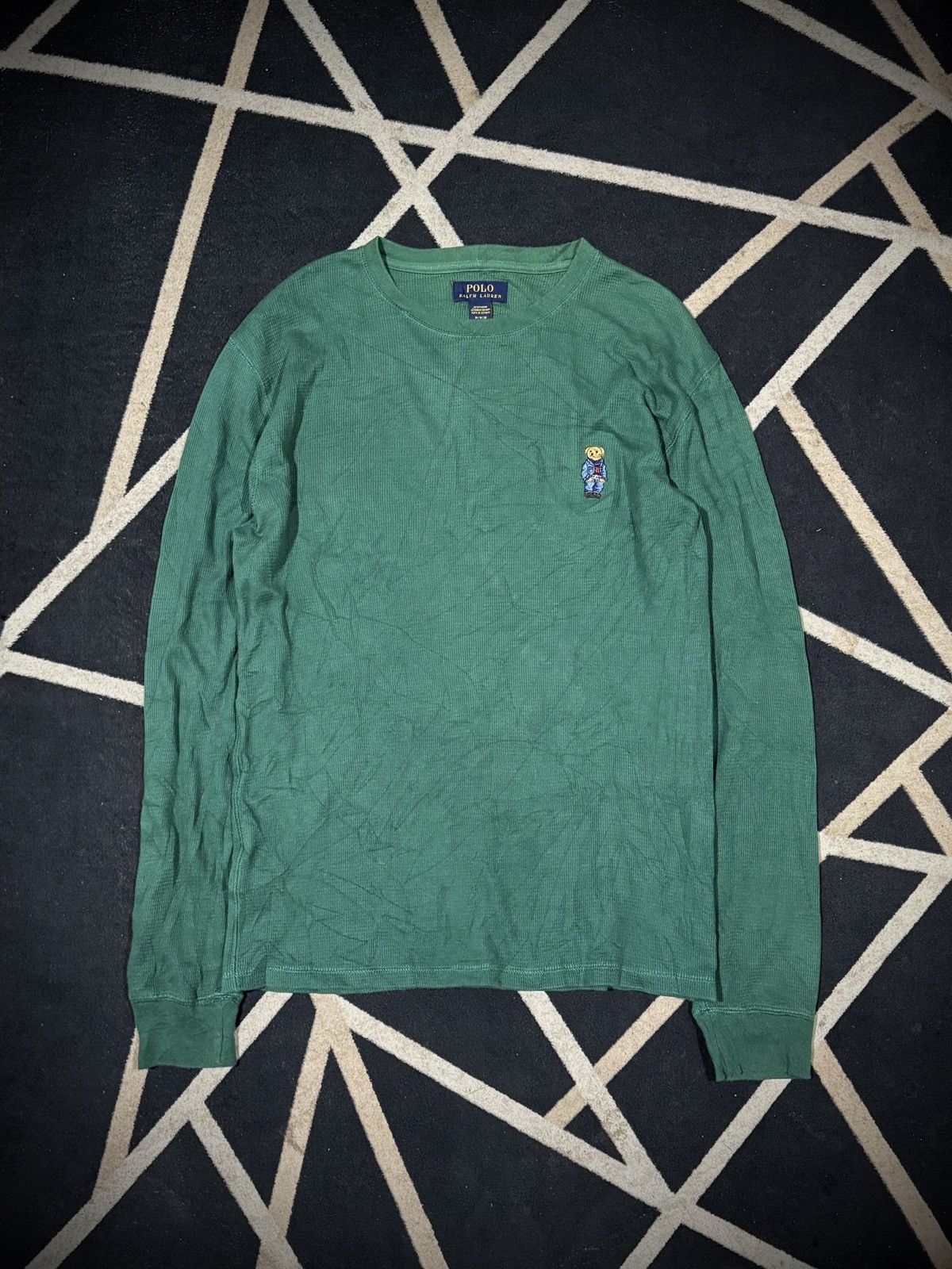 Polo Bear Polo Ralph Lauren Long Sleeve Waffle