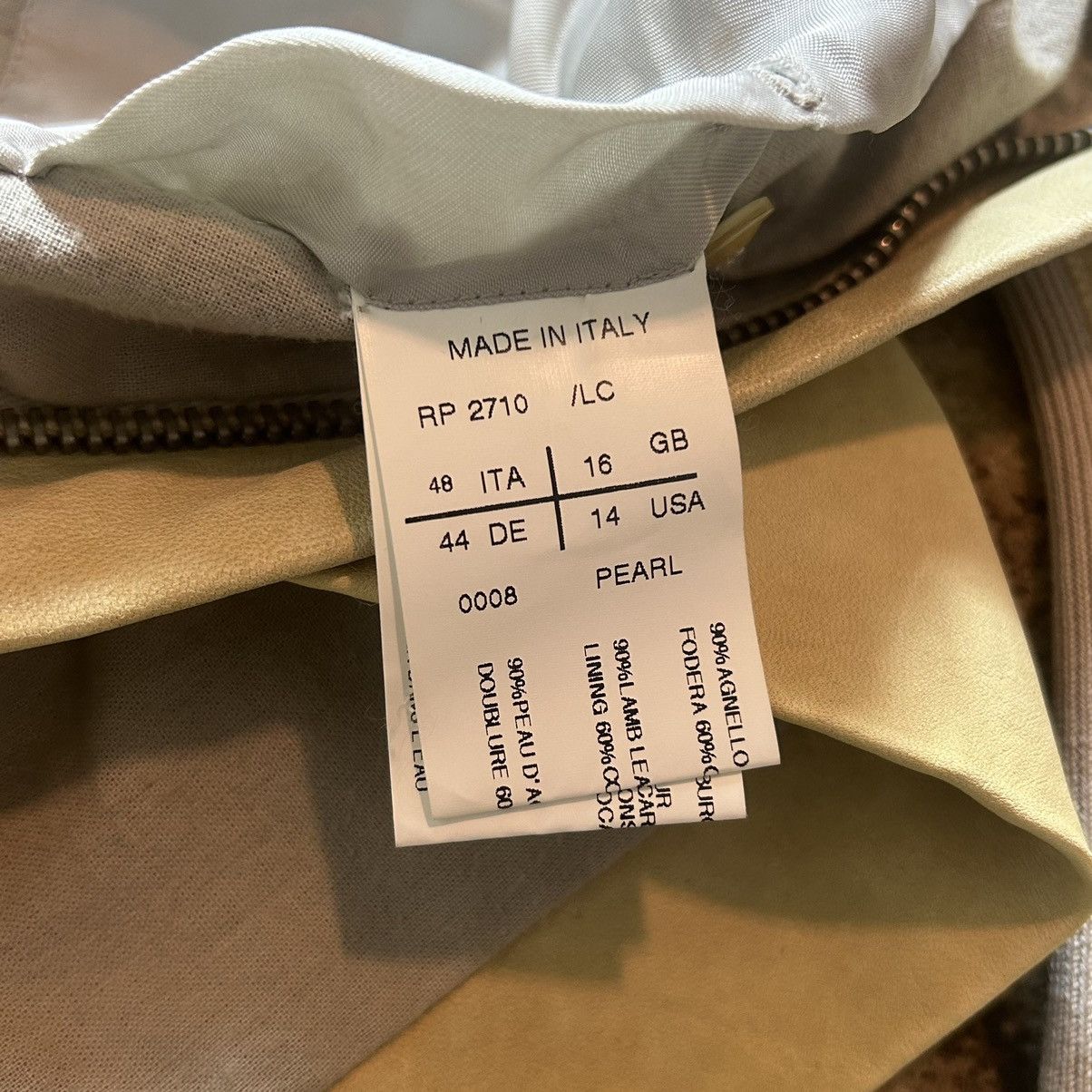 Rick Owens Rick Owens SS12 Naska High Neck Pearl Biker Jacket Size US M / EU 48-50 / 2 - 4 Thumbnail