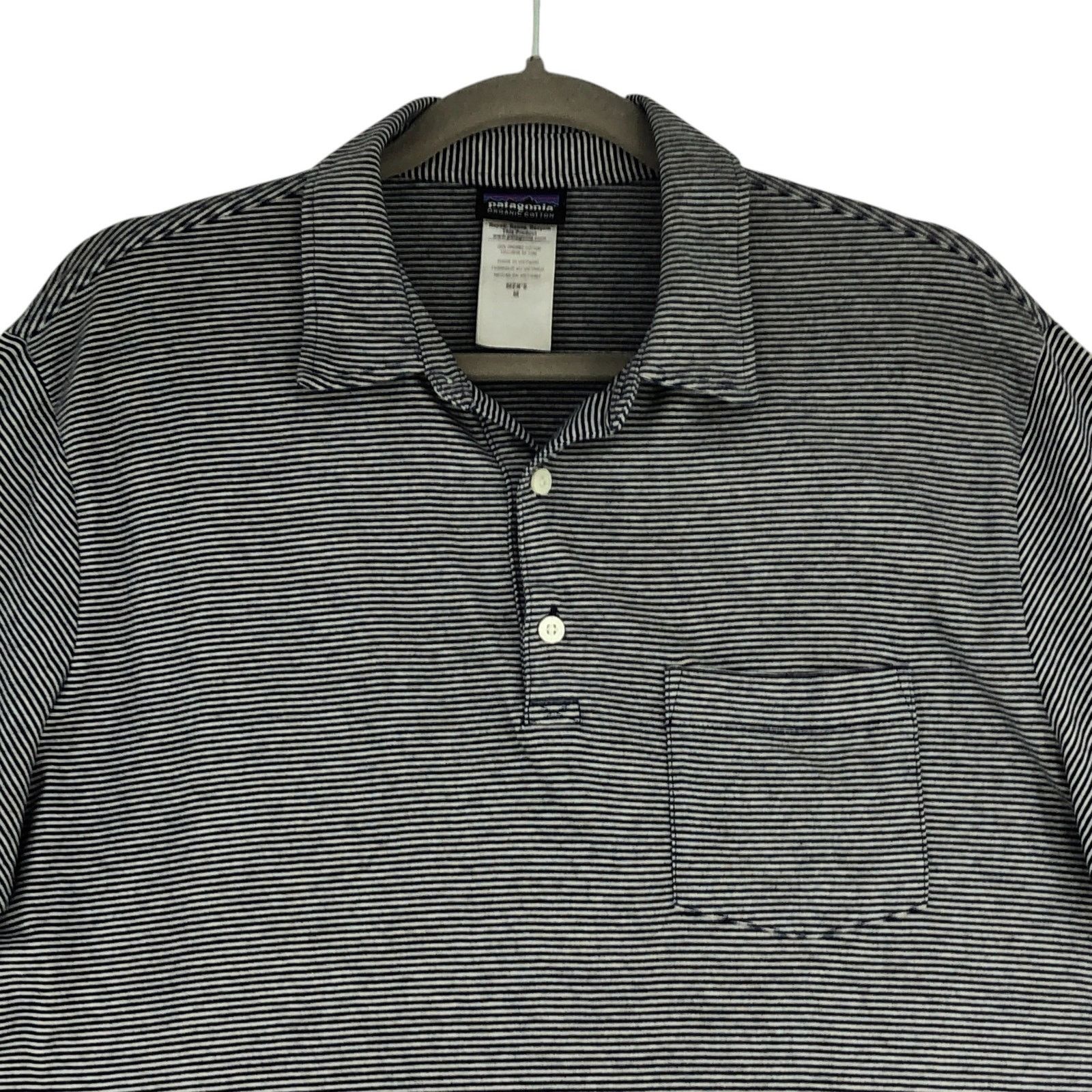 Patagonia Patagonia M Shirt Polo Squeaky Clean Striped *TINY FLAW Size US M / EU 48-50 / 2 - 2 Thumbnail