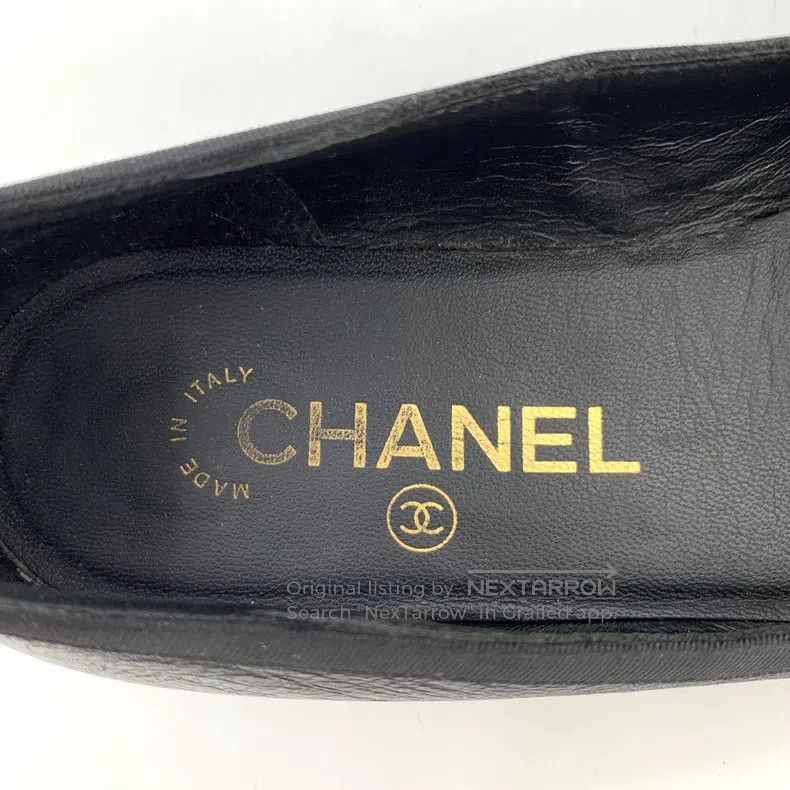 Chanel Chanel Black camelia casual flat shoes Size US 5 / IT 35 - 8 Thumbnail