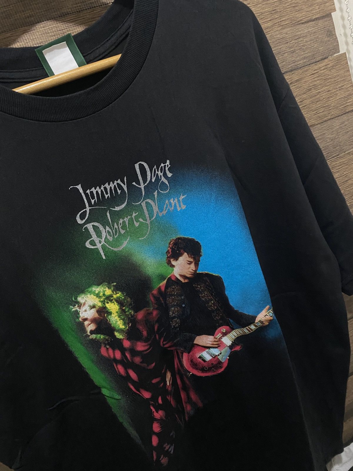 Band Tees × Vintage Vintage 1998 Jimmy Page & Robert Plant Tee Size US XL / EU 56 / 4 - 2 Thumbnail