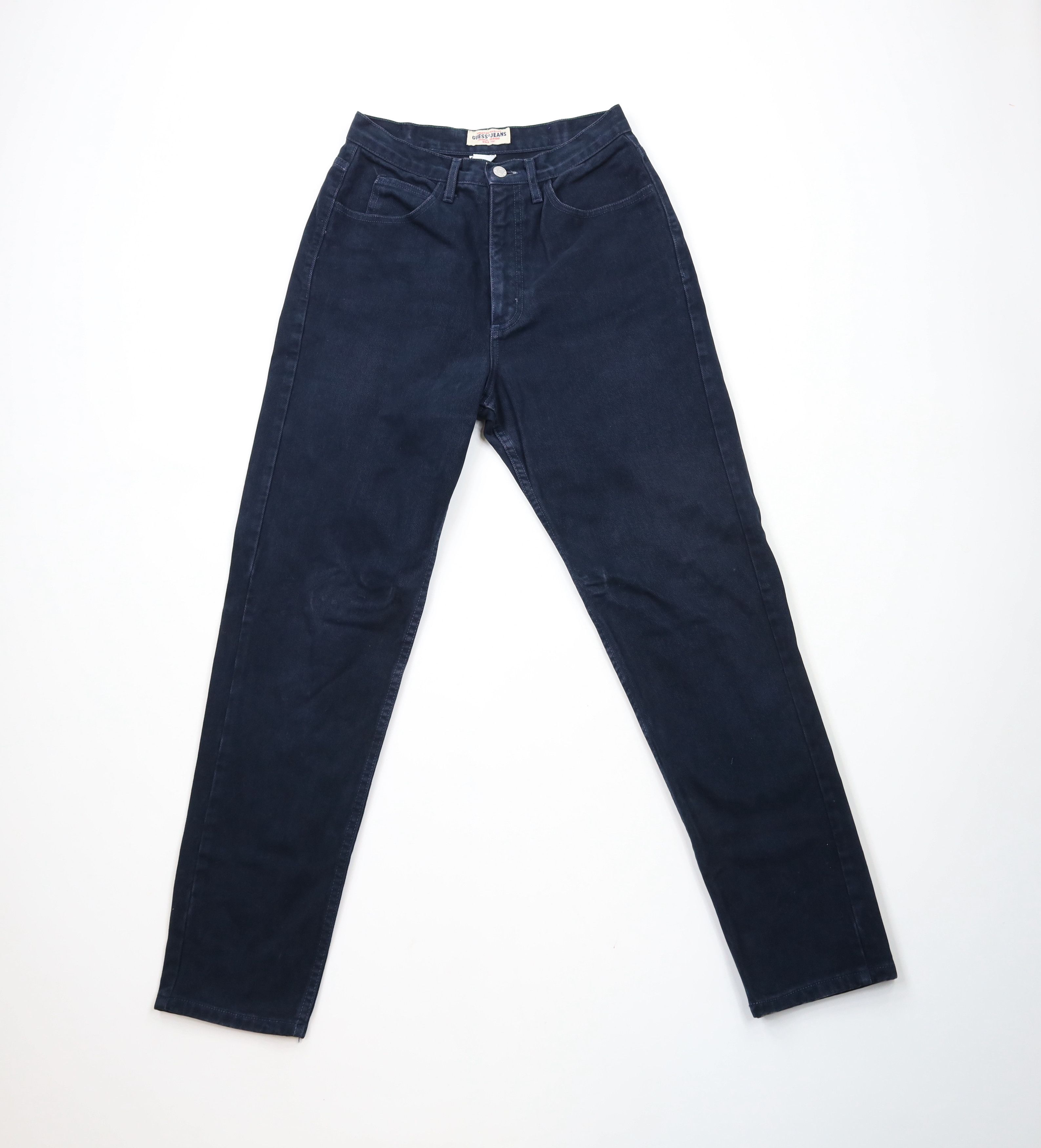 Guess × Vintage Vintage 90s Guess Jeans Spell Tapered Leg Denim Jeans USA Size 30" / US 8 / IT 44 - 1 Thumbnail