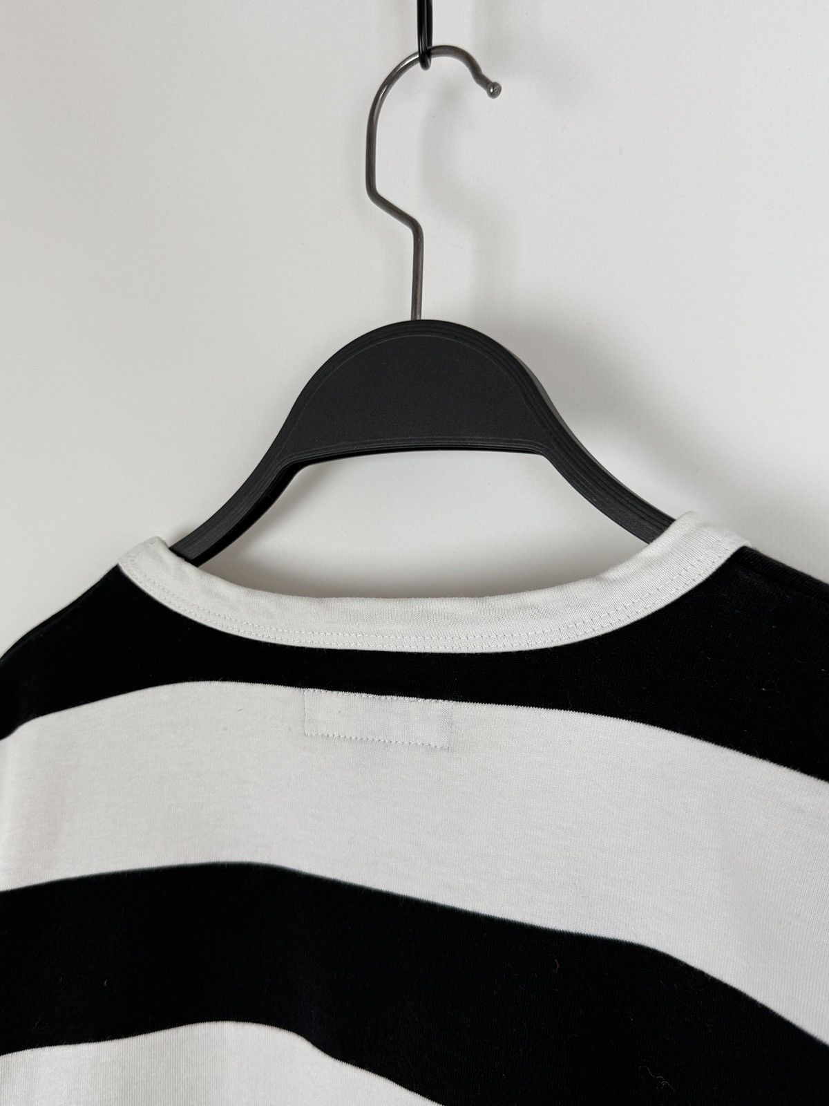 agnes b. Agnes B. Black White Stripe Border Long Sleeve Shirt 3 Size M / US 6-8 / IT 42-44 - 6 Thumbnail