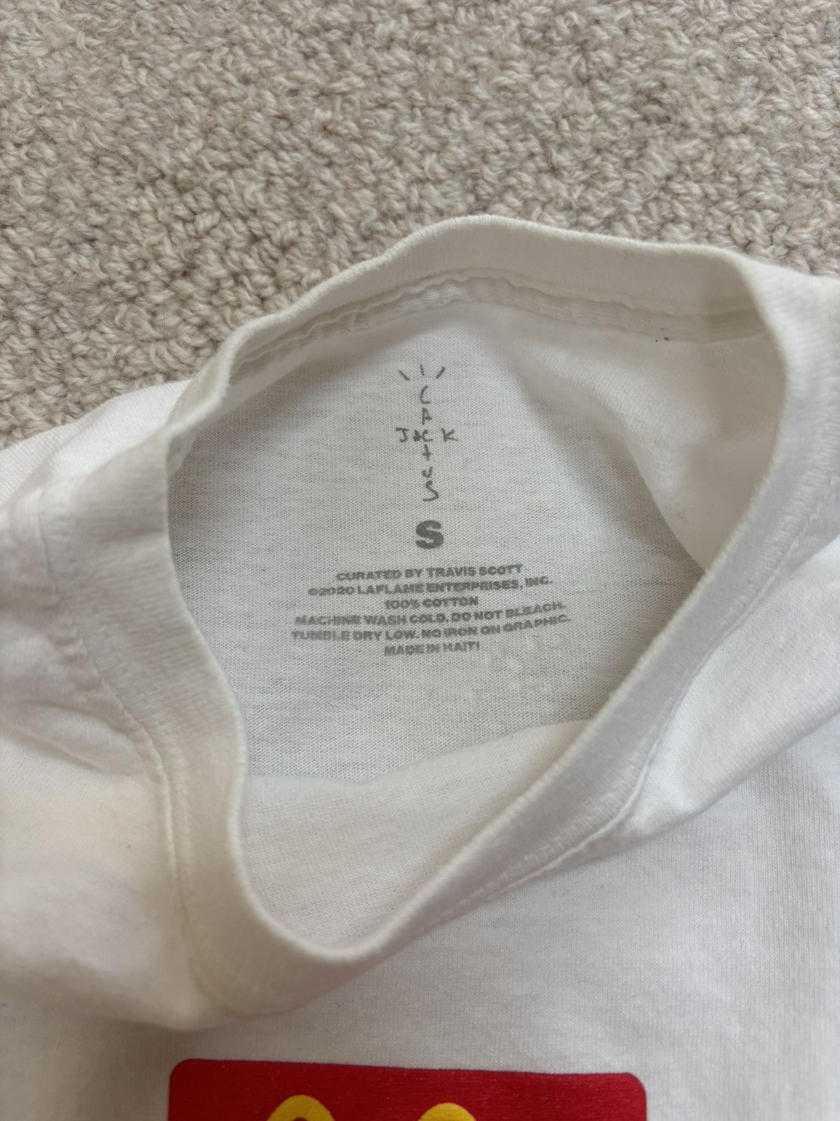 Other Travis Scott X McDonald's Sesame T-shirt Size US S / EU 44-46 / 1 - 3 Thumbnail