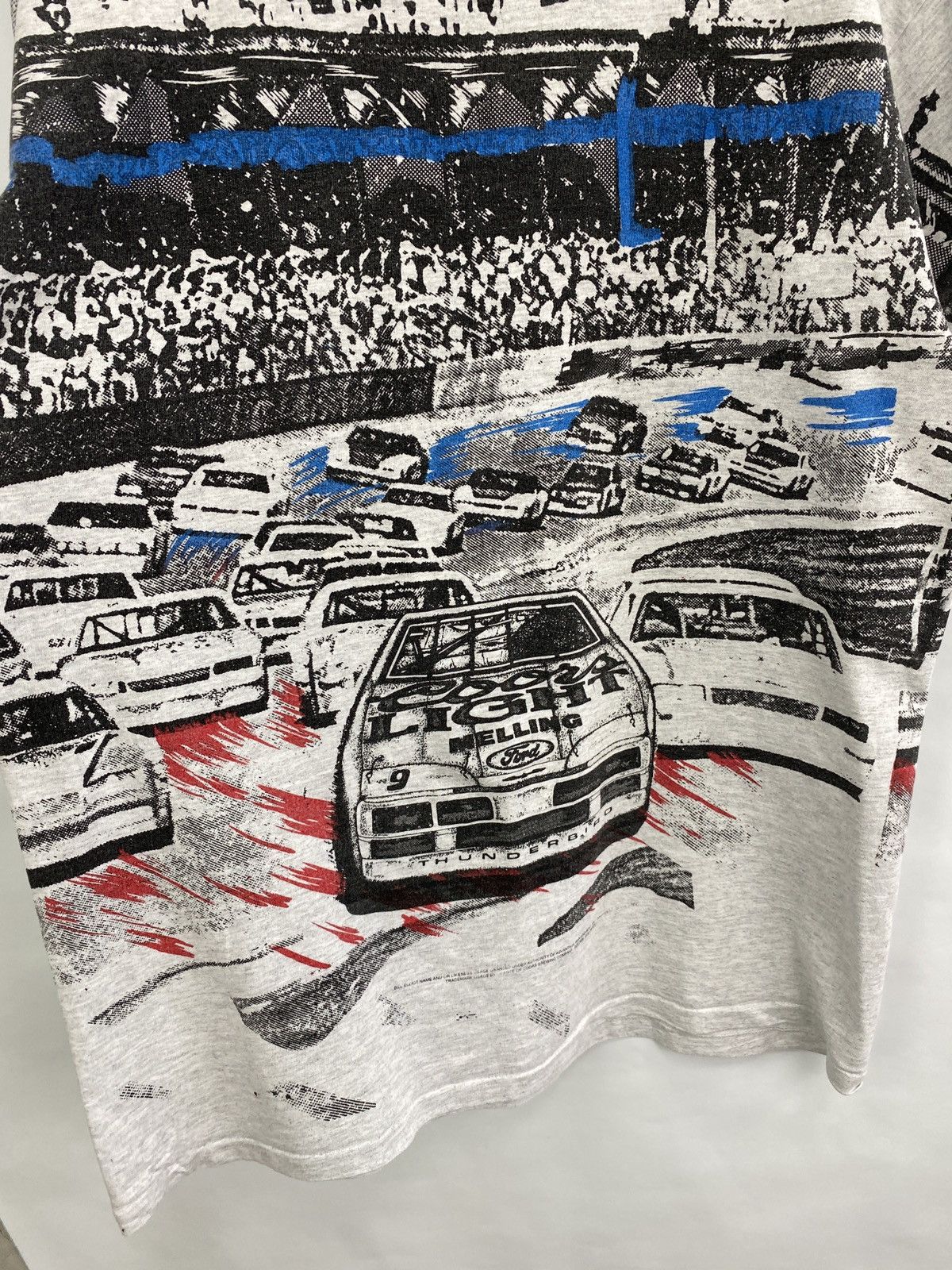 NASCAR 🇺🇸 Vintage 90s Ford Performance NASCAR Racing Made in USA Tee Size US XL / EU 56 / 4 - 4 Thumbnail