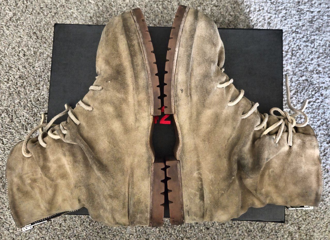 424 424 Marathon Laced Brown Suede Boots Size US 12 / EU 45 - 3 Thumbnail