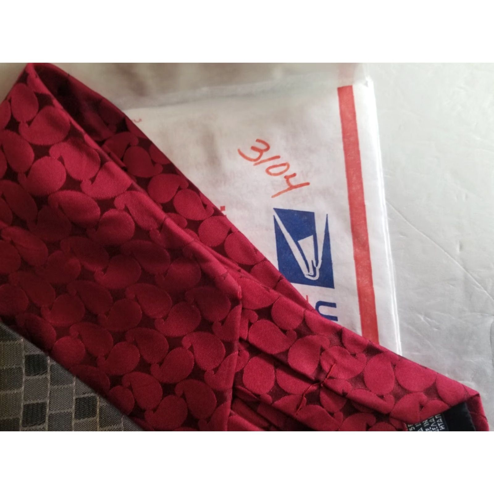 Hugo Boss HUGO BOSS Tie 58" 100% Silk Necktie Multicolor Geometric 3 Piece Set Made in Italy Mens Size ONE SIZE - 8 Thumbnail