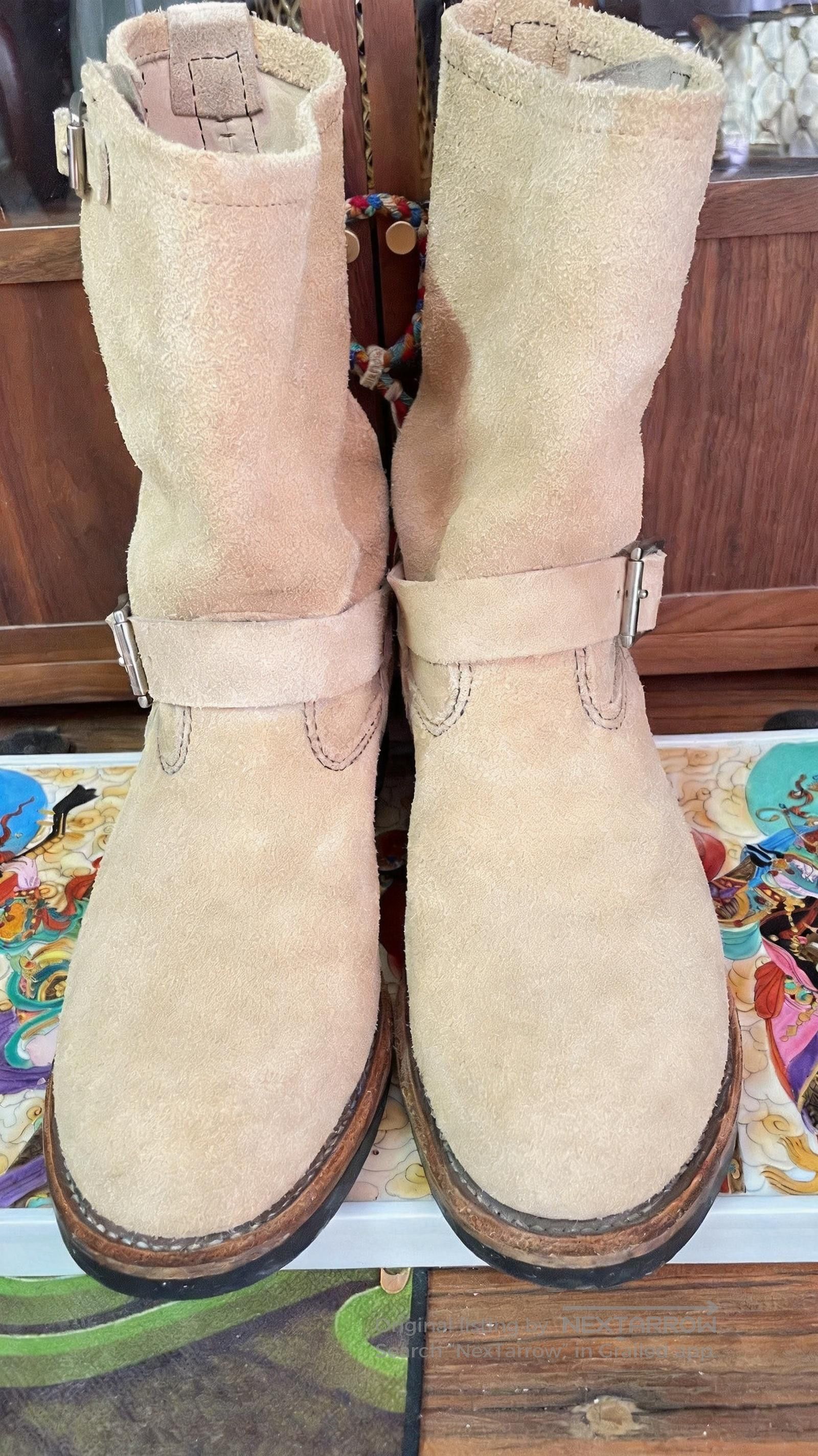 Red Wing 8268 Roughout Engineer Boots | Grailed
