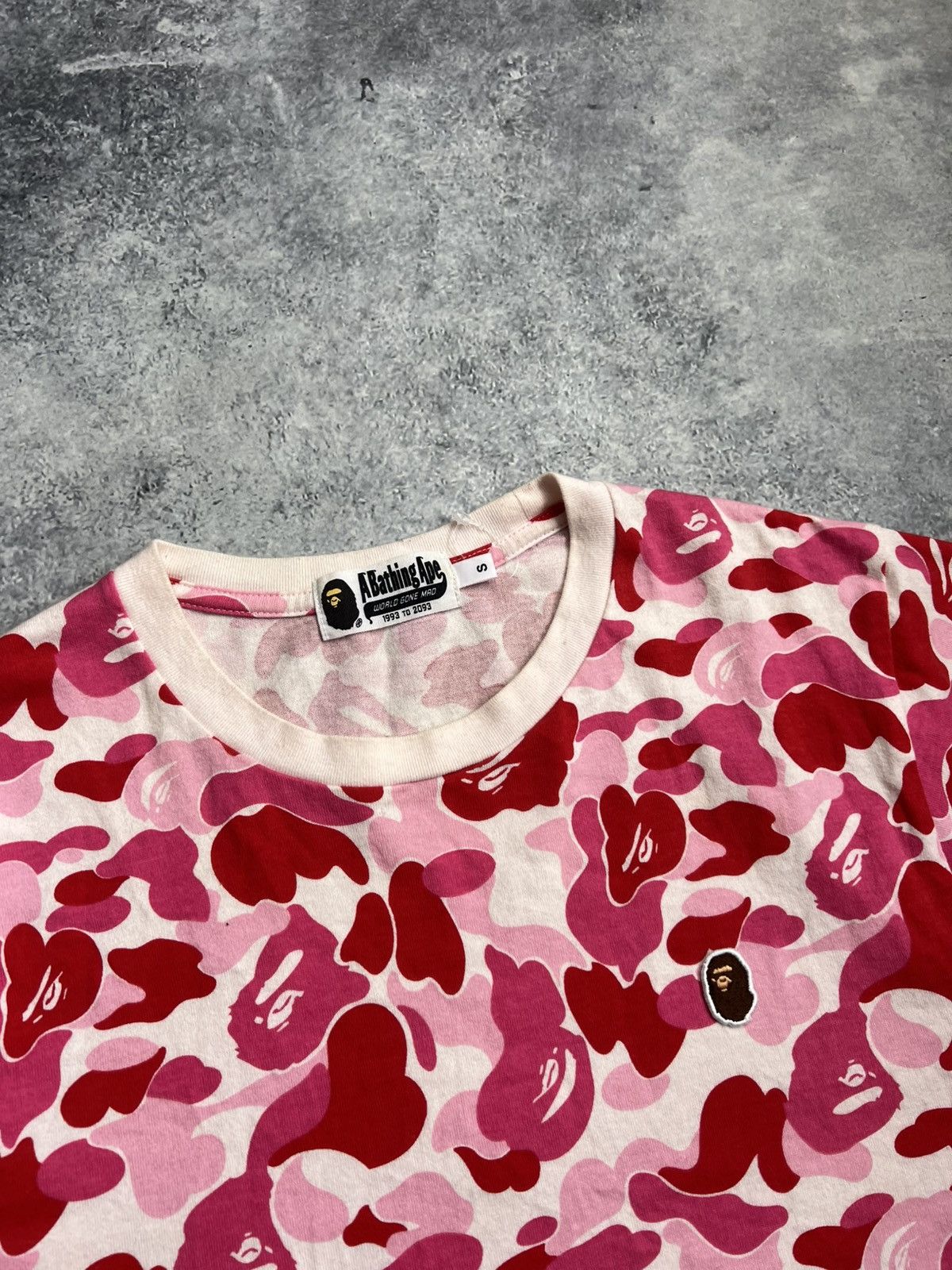Bape Bape pink camo tee Size US S / EU 44-46 / 1 - 3 Thumbnail