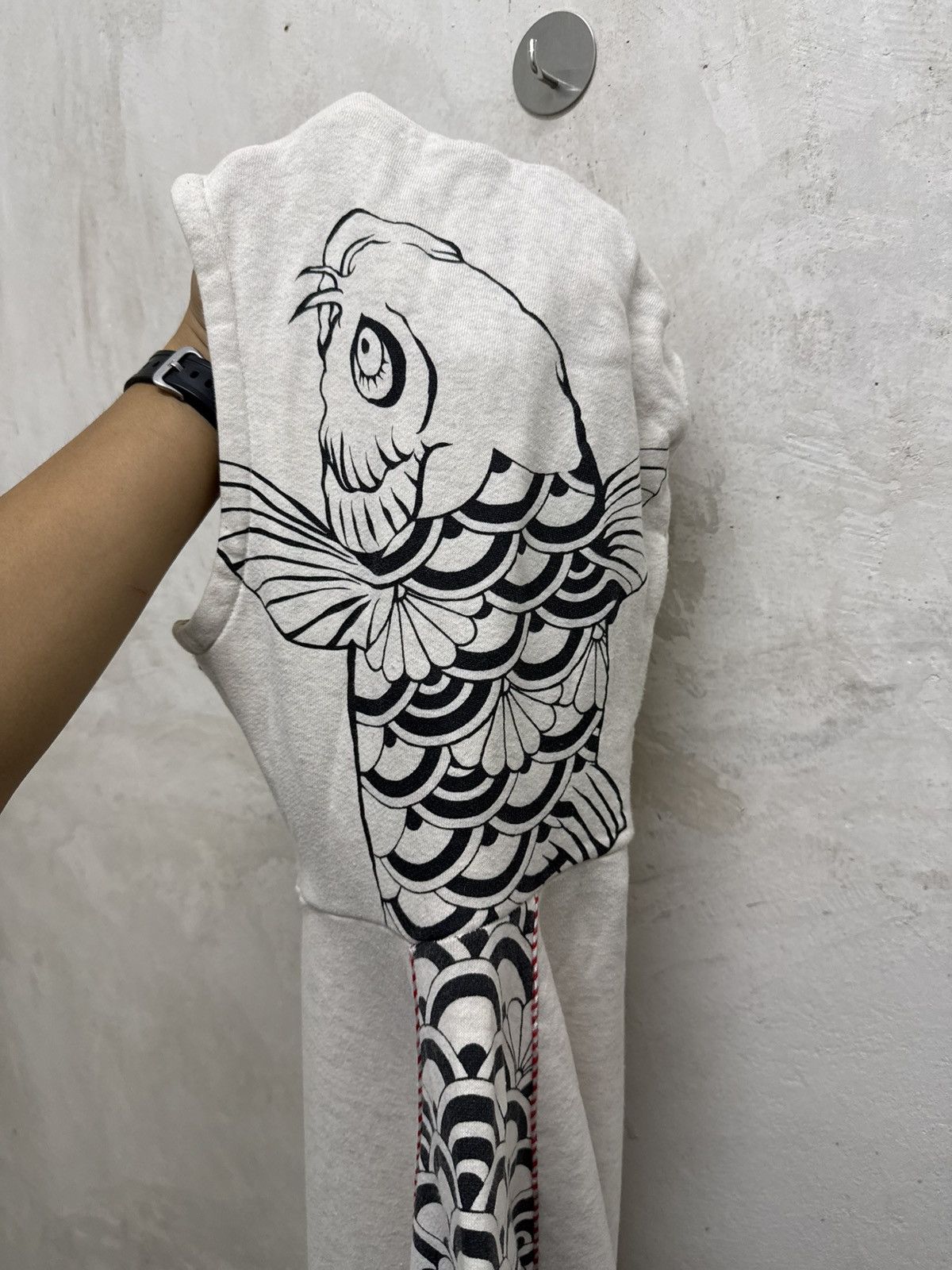 If Six Was Nine Japanese Sukajan Koi Tattoo Zip Up Hoodie Size US M / EU 48-50 / 2 - 5 Thumbnail