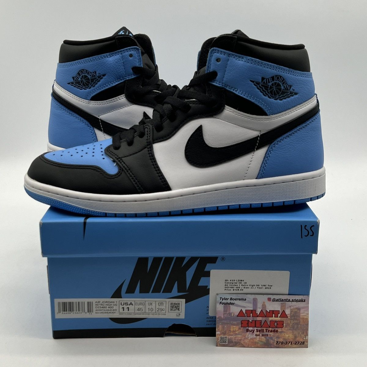 Air Jordan 1 high unc toe