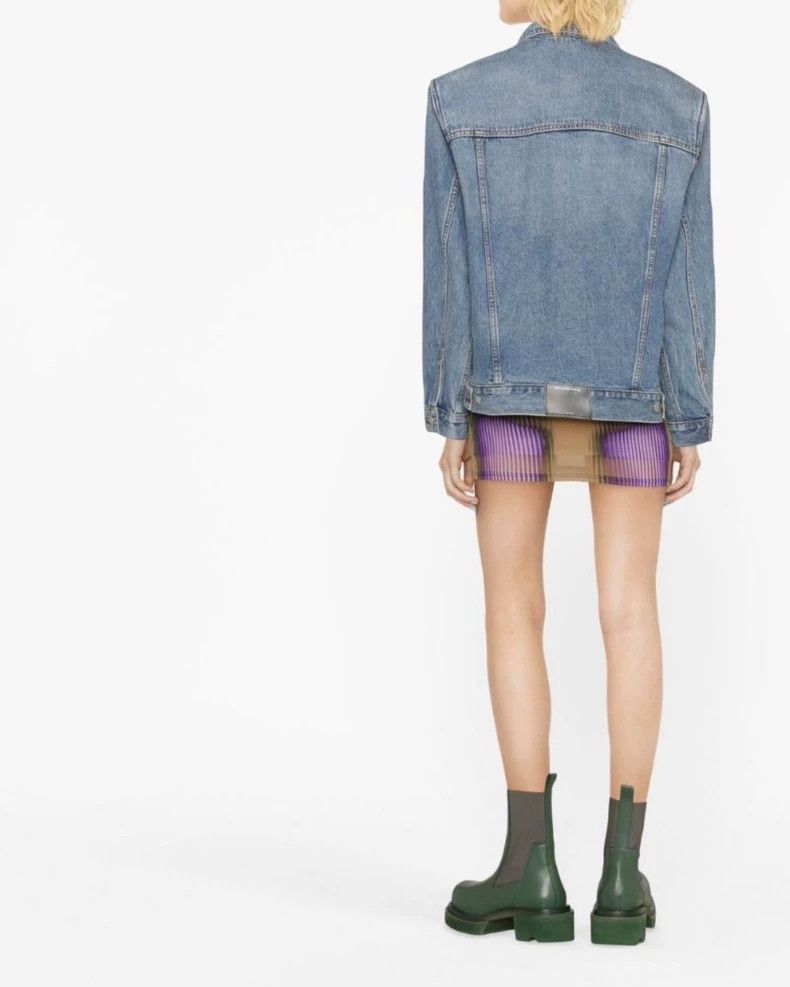 Alexander Wang Alexander Wang Oversized Denim Jacket- Size L / US 10 / IT 46 - 9 Thumbnail