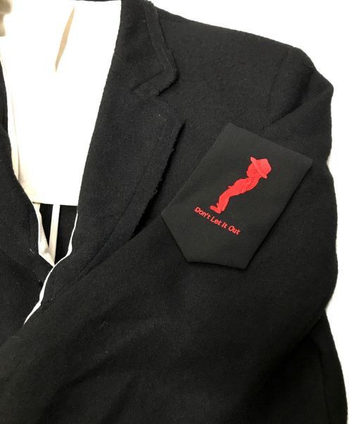 Yohji Yamamoto Yohji Yamamoto pour homme Manneken Pis patch bleed jacket Size US L / EU 52-54 / 3 - 3 Thumbnail