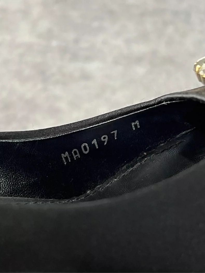 Louis Vuitton Louis Vuitton Diamond logo satin heels Size US 6 / IT 36 - 7 Thumbnail