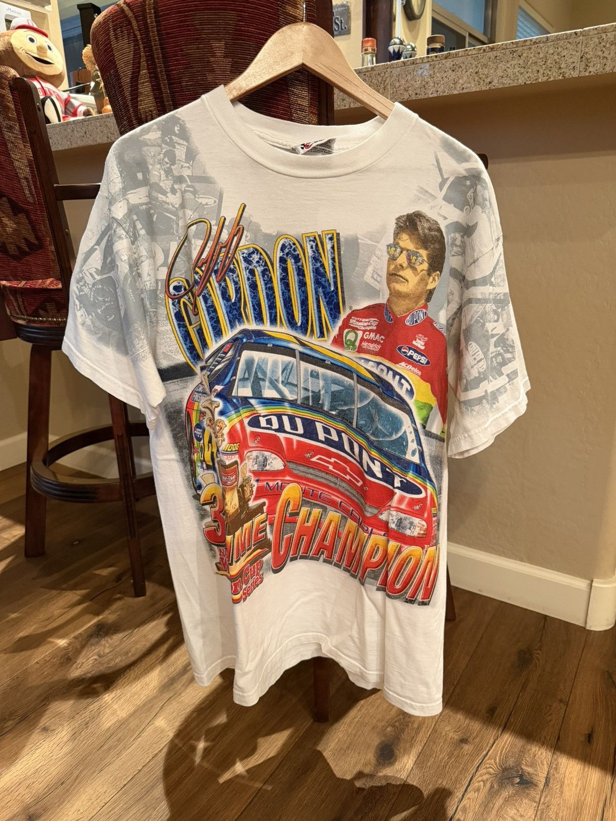 Vintage Vintage Jeff Gordon 3-peat Tee Size US XL / EU 56 / 4 - 2 Thumbnail