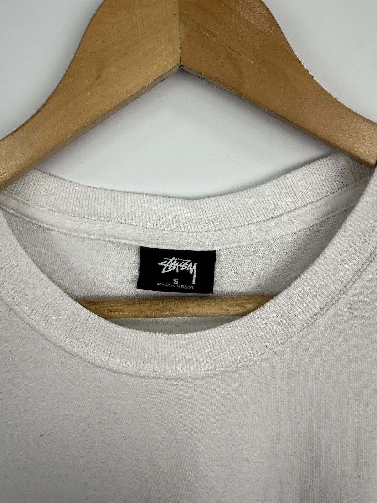 Stussy × Vintage 🇺🇸 Vintage Y2K Stussy Big Logo T-Shirt Rare Retro Hype Size US S / EU 44-46 / 1 - 5 Thumbnail