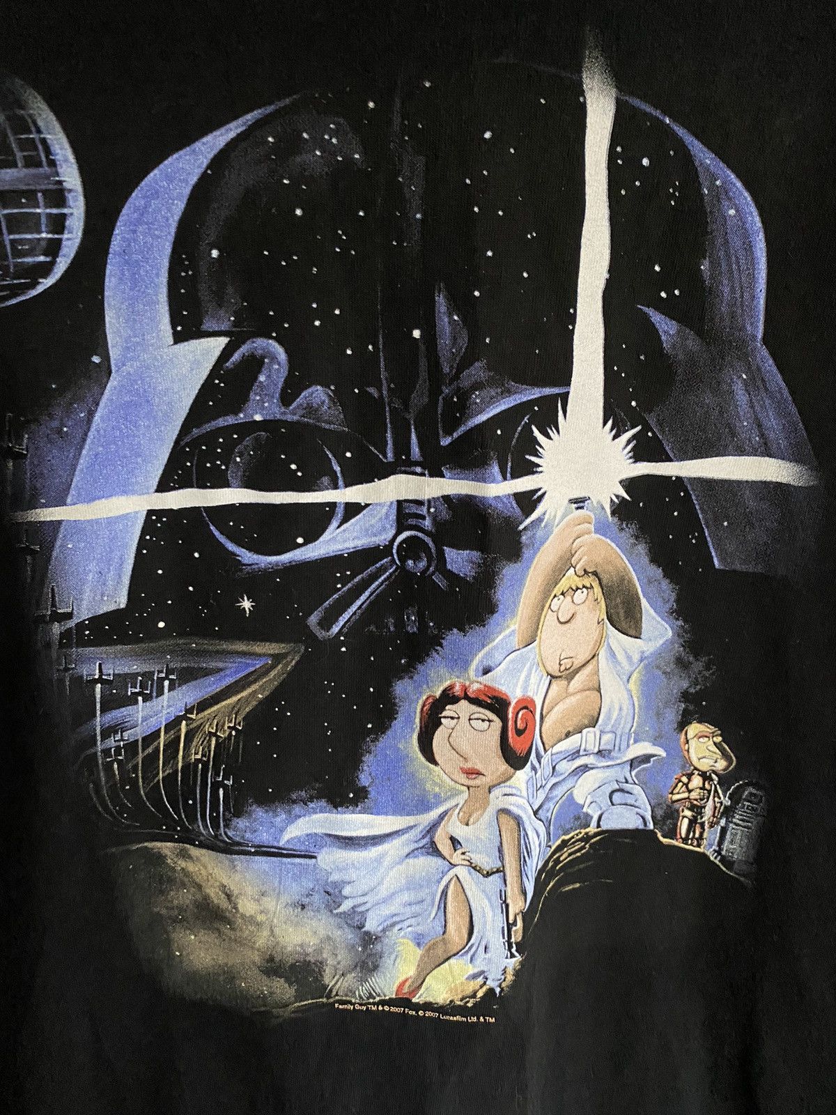 Cartoon Network Vintage 2007 Family Guy x Star Wars T-Shirt Size US L / EU 52-54 / 3 - 2 Thumbnail