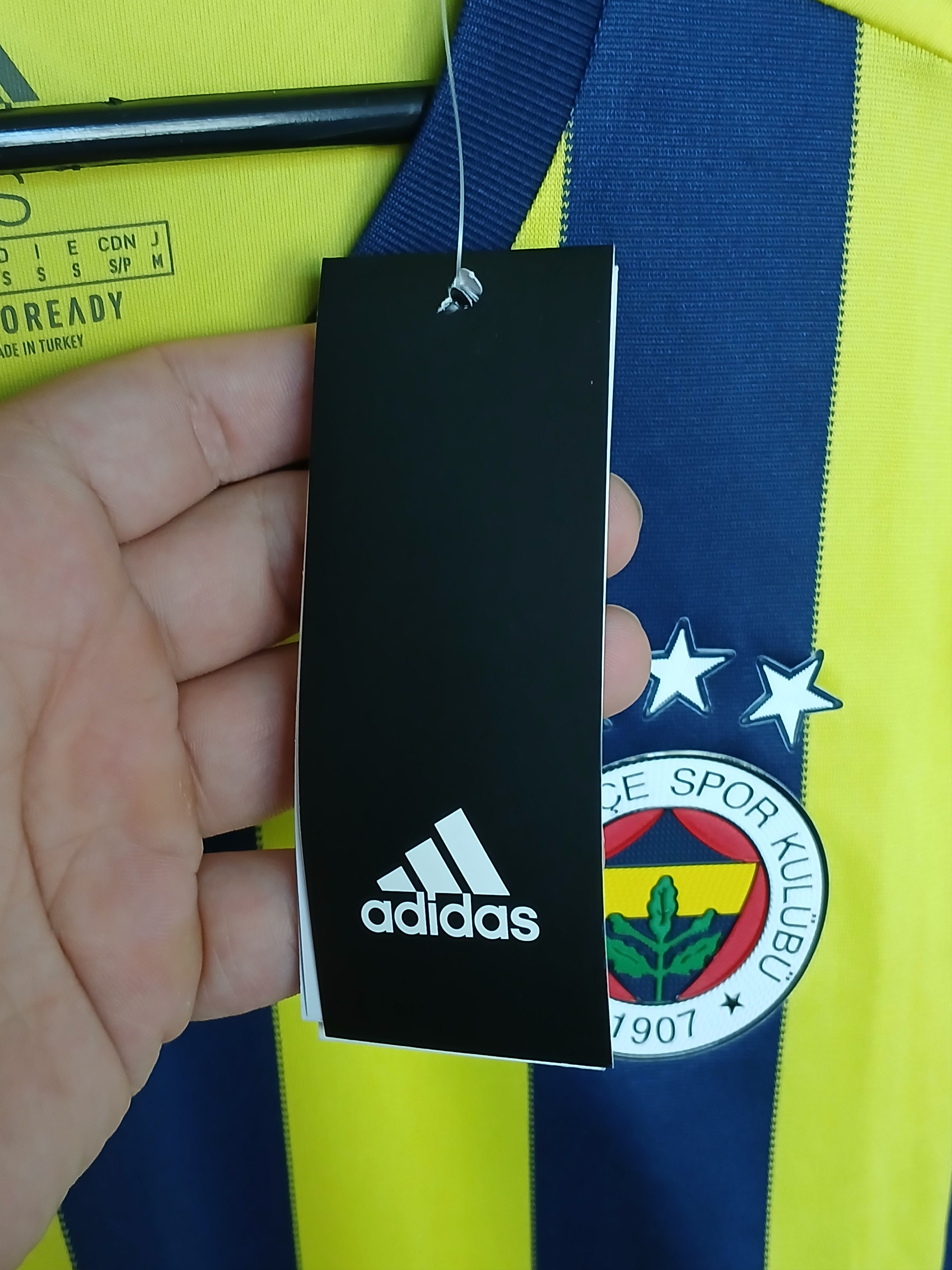 Adidas New Fenerbahce 2020/2021 Home Football Jersey T-Shirt Size US M / EU 48-50 / 2 - 12 Thumbnail
