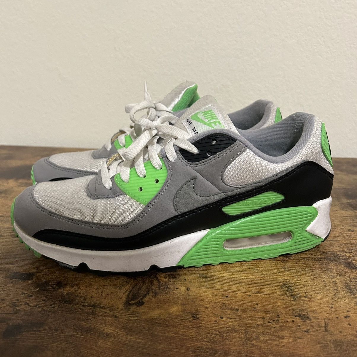 Nike 2020 Nike air max 90 recraft OG lime green Size US 12 / EU 45 - 2 Thumbnail