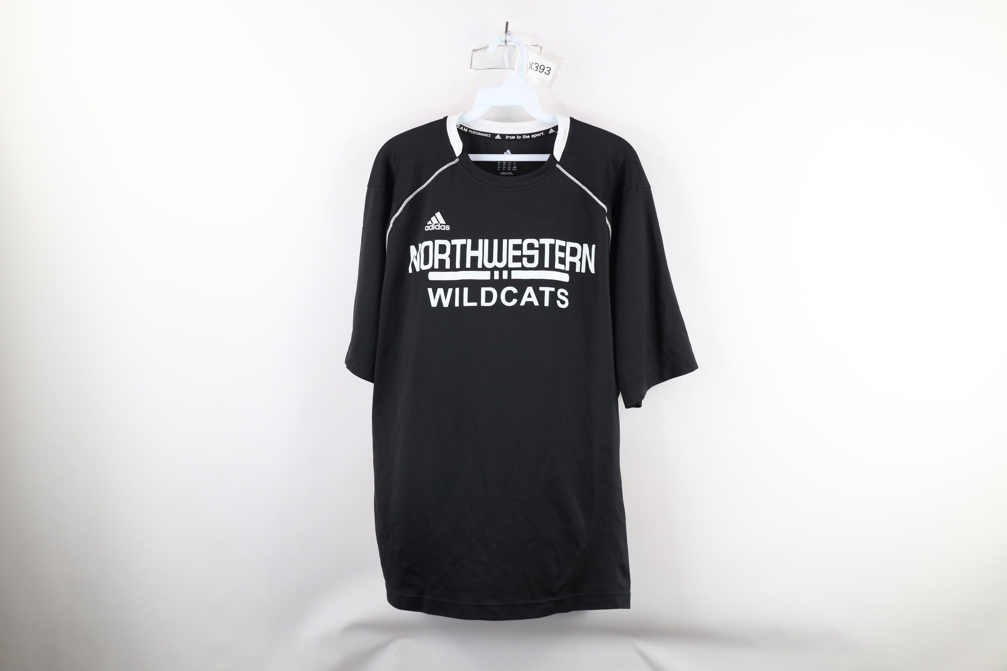 Adidas × Vintage Adidas Team Issued Northwestern University Football T-Shirt Size US XL / EU 56 / 4 - 1 Thumbnail