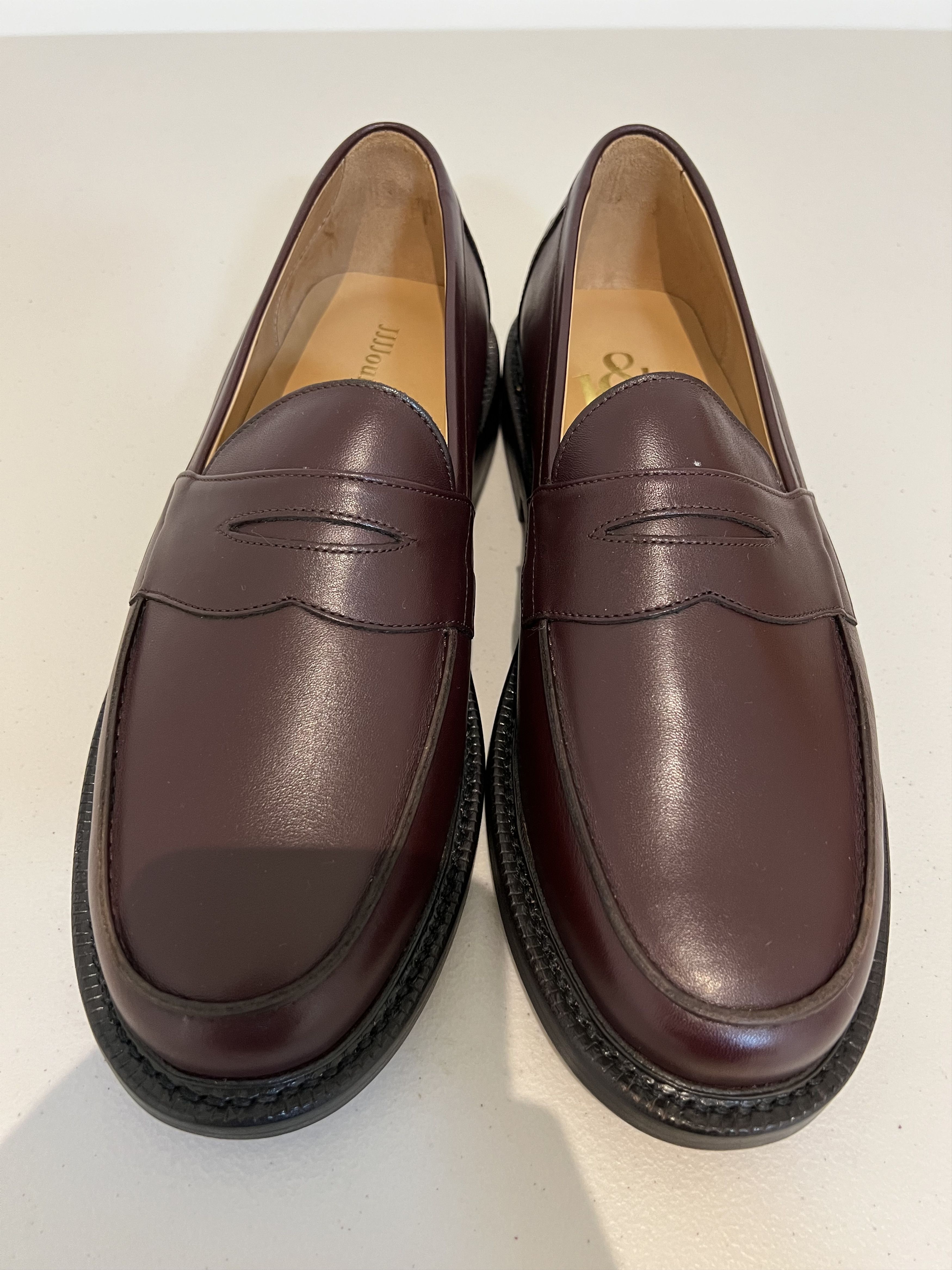 Blackstock & Weber × JJJJound 💚 Jjjjound x Blackstock & Weber Ellis Penny Loafer Bordeaux Size US 10.5 / EU 43-44 - 17 Thumbnail