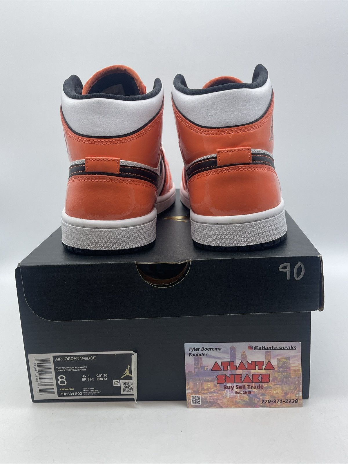 Jordan Brand Air Jordan 1 mid turf orange Size US 8 / EU 41 - 3 Thumbnail