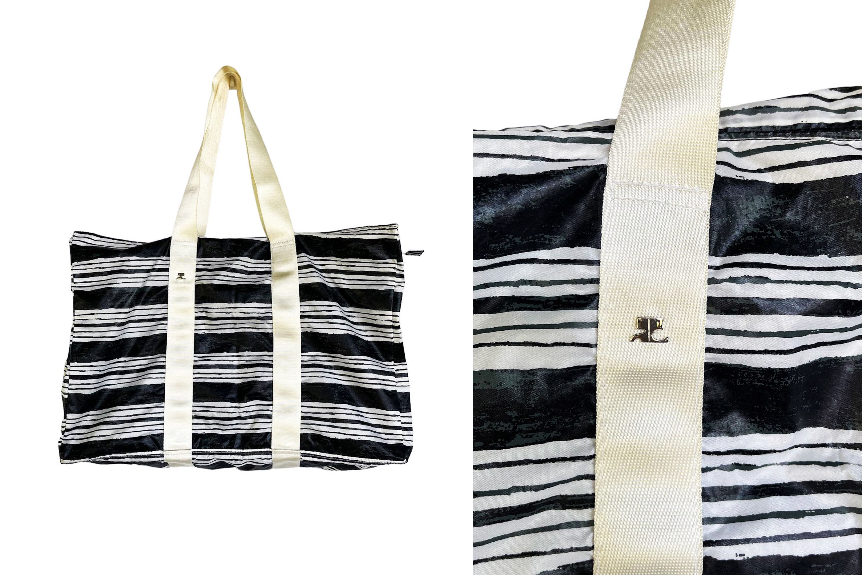 Courreges Oversized COURRÈGES Nylon Traveling bag, Foldable gym bag Size ONE SIZE - 2 Thumbnail