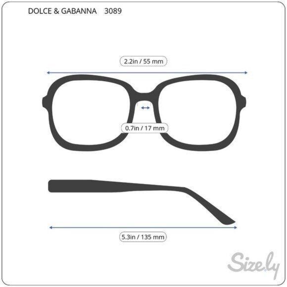 Dolce & Gabbana DOLCE & GABBANA Rectangle Watercolour Blue Brown Frames Size ONE SIZE - 4 Thumbnail