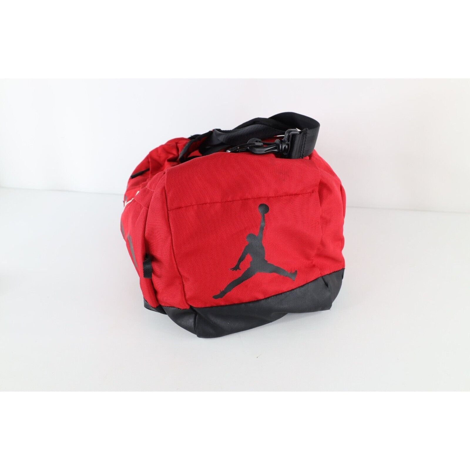 Jordan Brand × Nike Nike Air Jordan Distressed Spell Out Big Jumpman Duffel Bag Size ONE SIZE - 5 Thumbnail