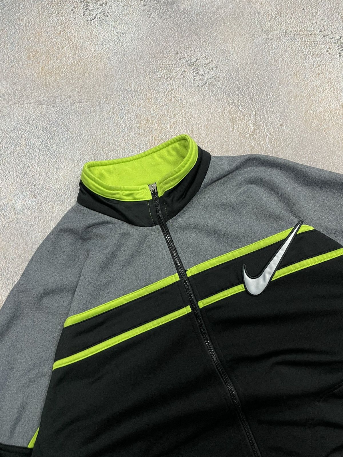 Nike Vintage Nike Big Swoosh Cotton Boxy Track Jacket Size US M / EU 48-50 / 2 - 3 Thumbnail