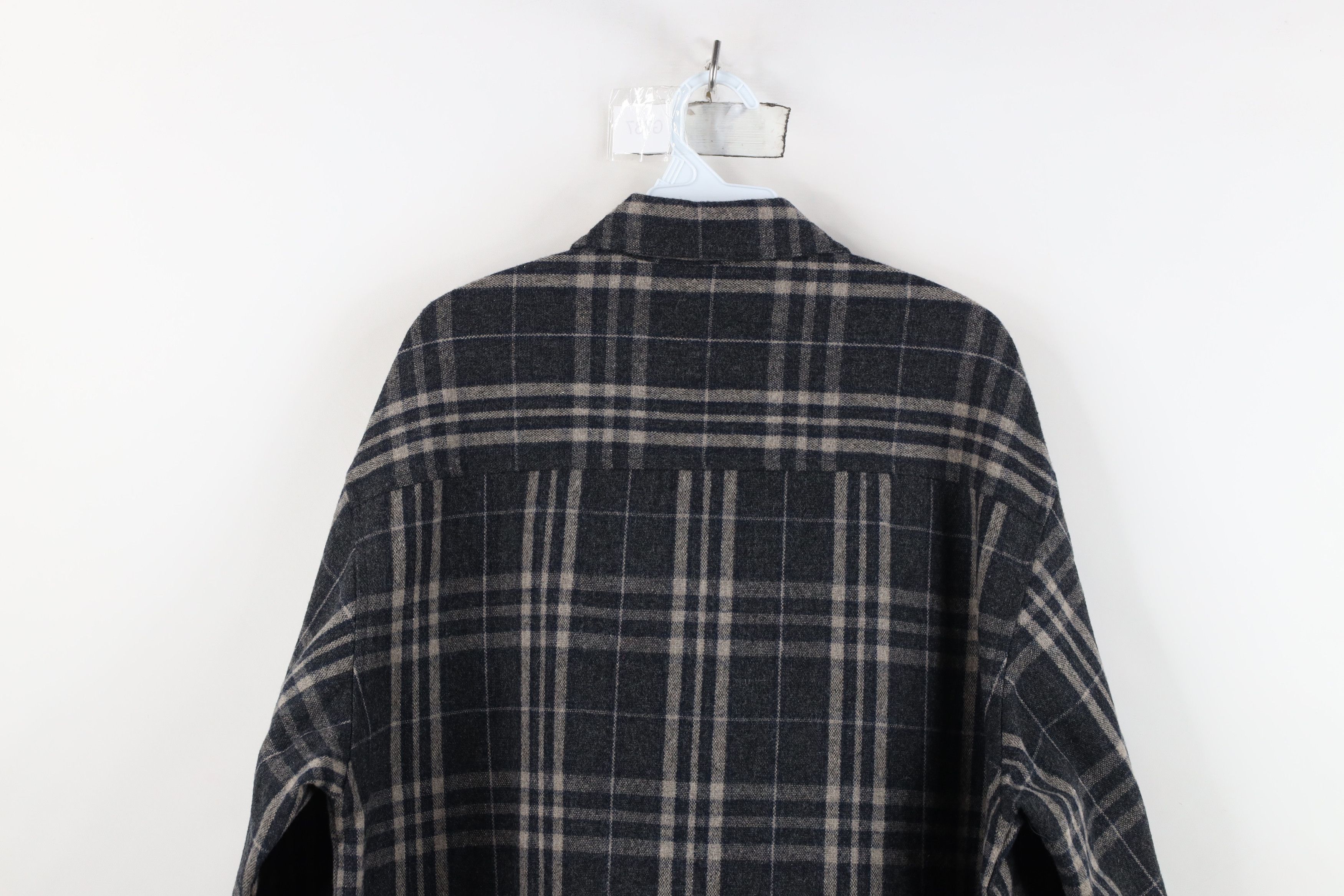 Vintage Vintage 90s Streetwear Knit Baggy Collared Button Shirt Size US L / EU 52-54 / 3 - 10 Thumbnail