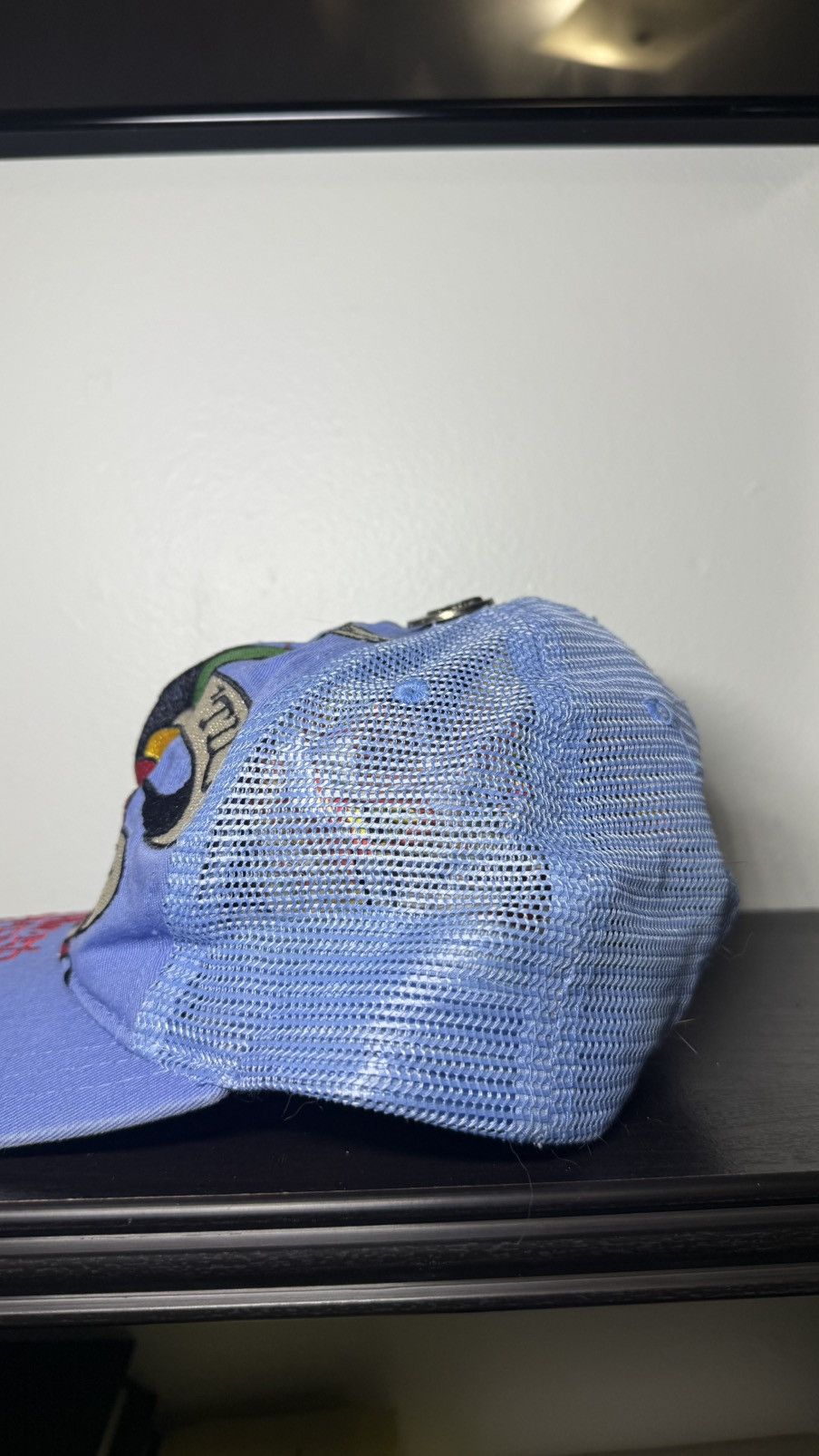 Ed Hardy Rare Y2K 2000s Ed Hardy Eagle Till True Death SnapBack Hat Size ONE SIZE - 5 Thumbnail