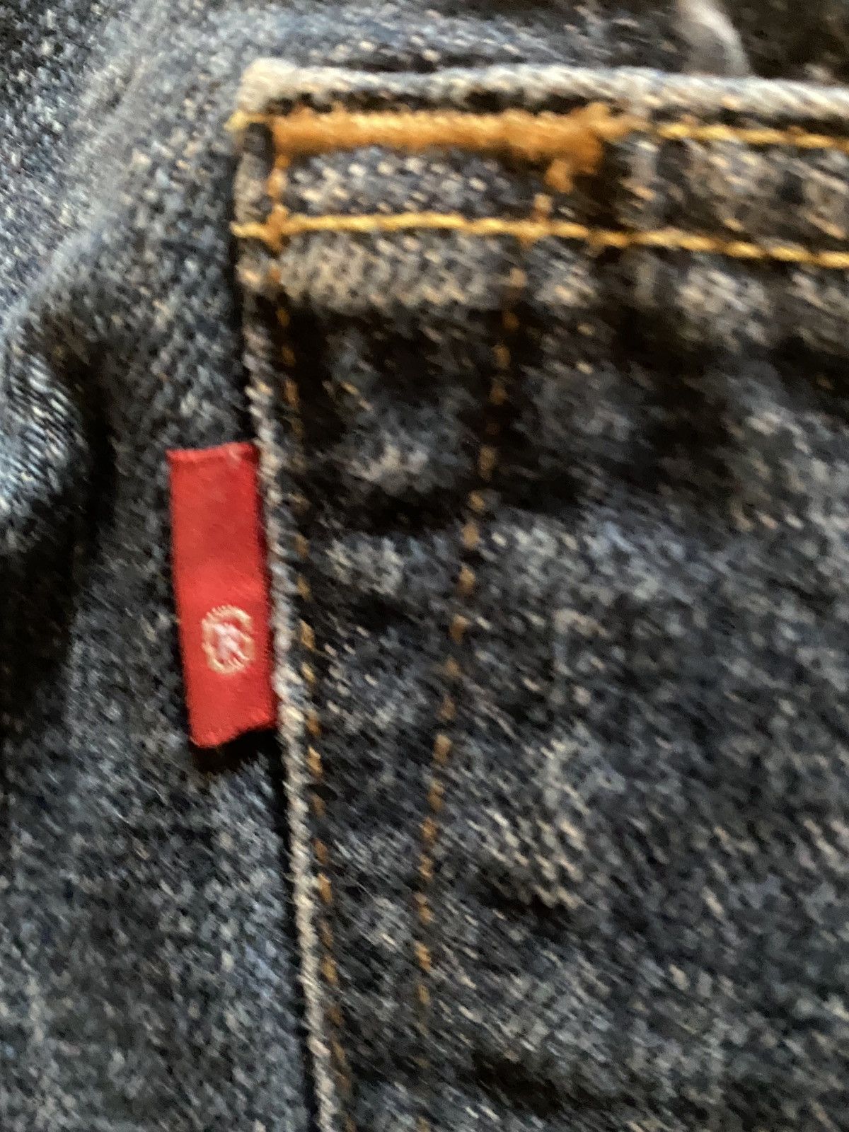 Levi's × Vintage Levi’s 501 Rare Blank Red Tab 36x32 Size US 36 / EU 52 - 2 Thumbnail