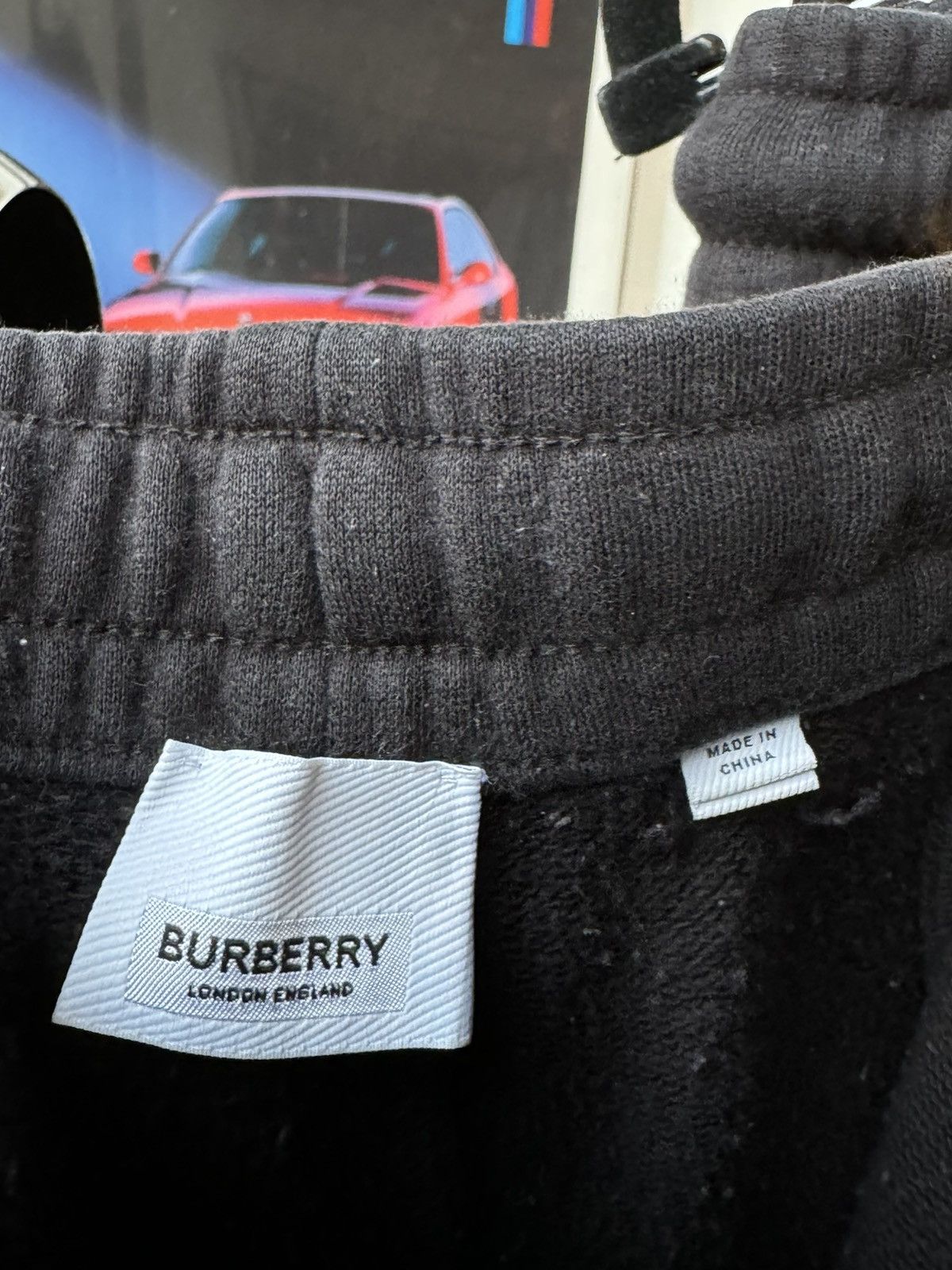 Burberry Burberry England Logo Black Sweatpants - Size Small Size US 32 / EU 48 - 9 Thumbnail